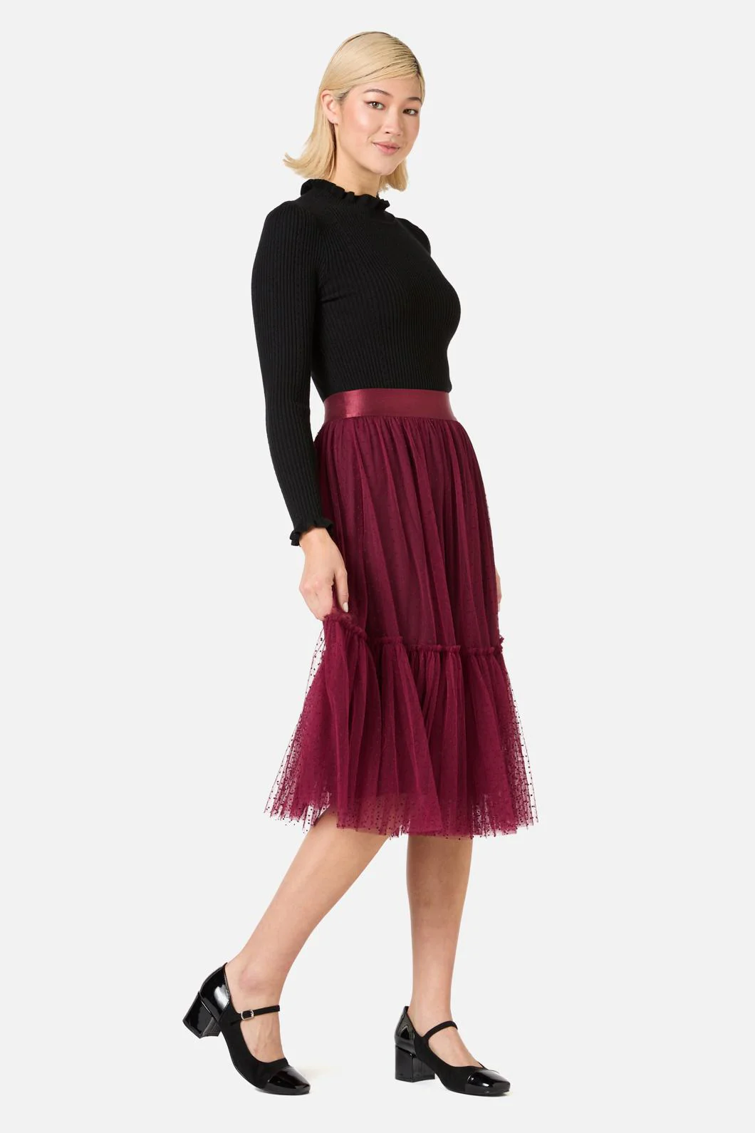 Keira Tulle Midi Skirt - Image 5