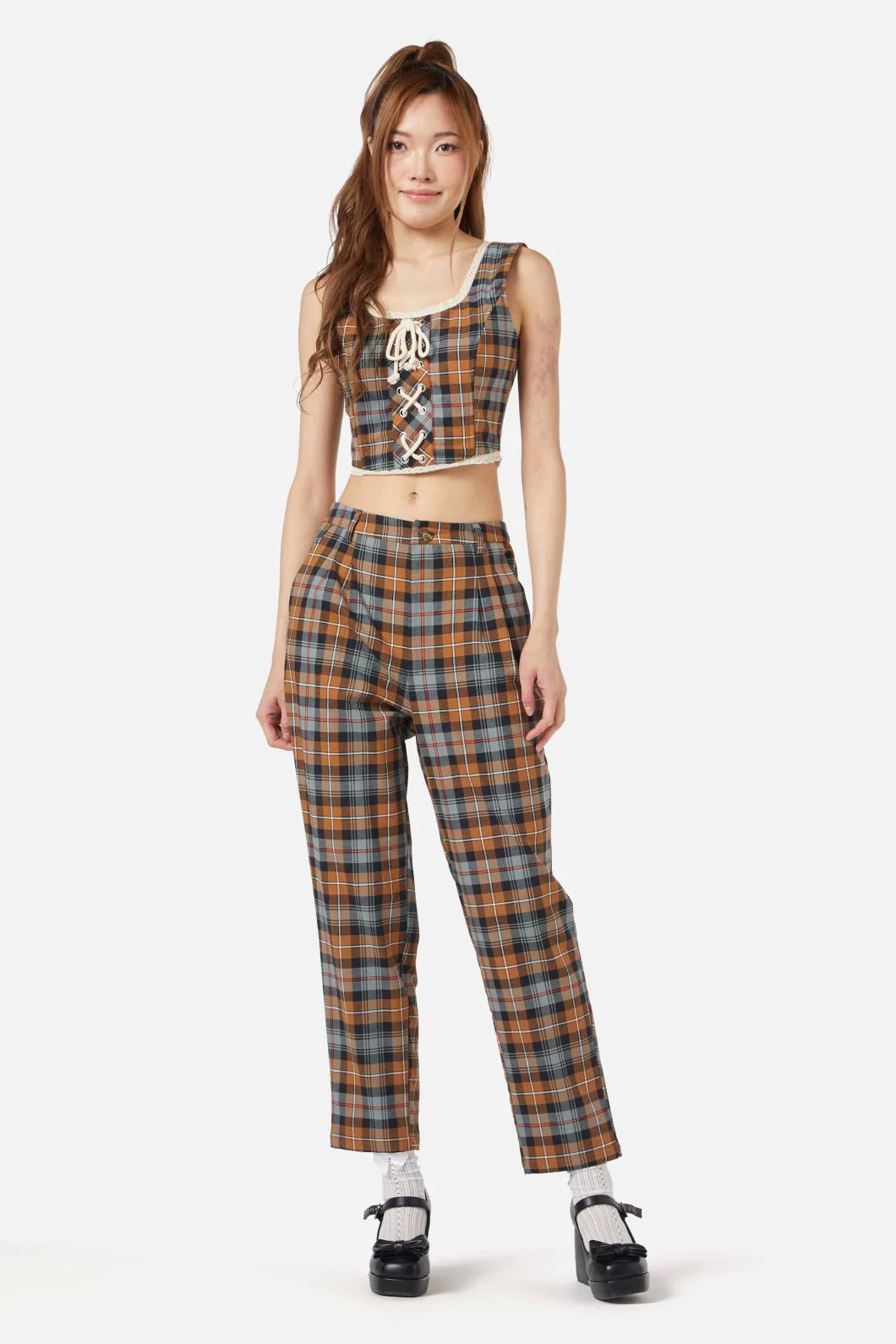 Kit Tartan Pants - Image 2