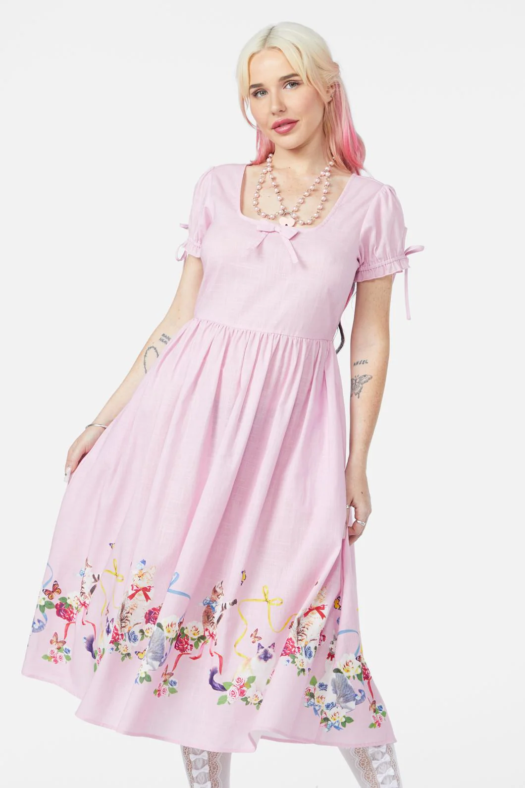 Kitsch Kitty Midi Dress - Image 3