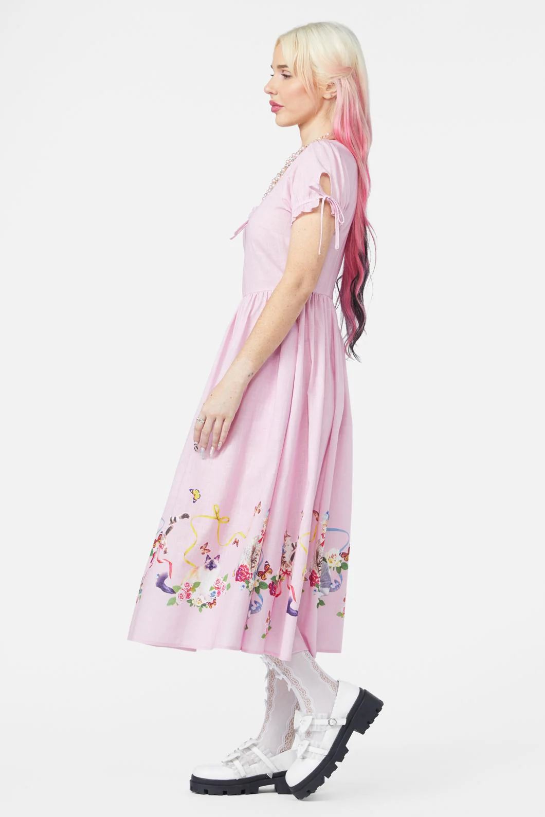 Kitsch Kitty Midi Dress - Image 4