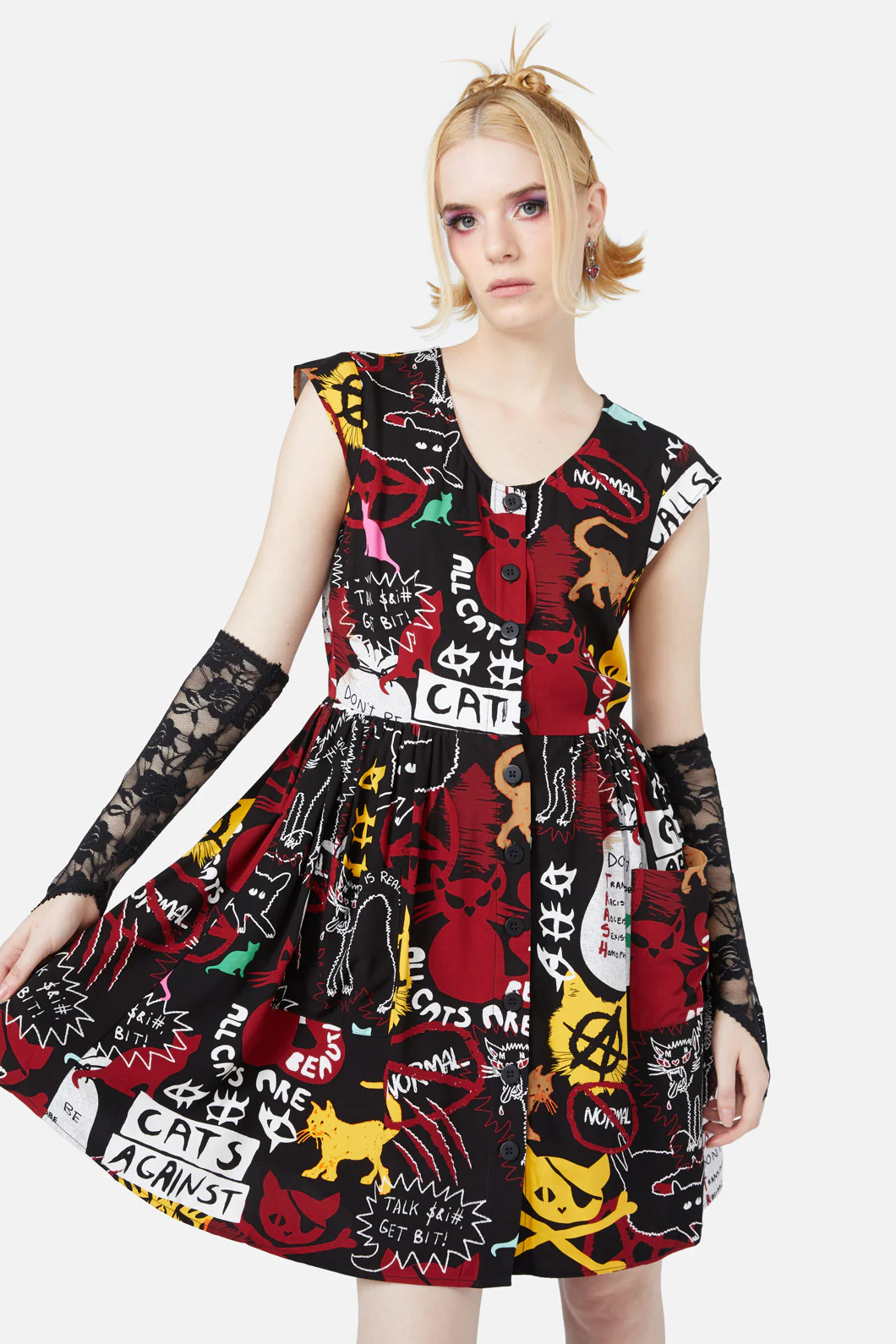 Kitty Riot Dress - Image 2