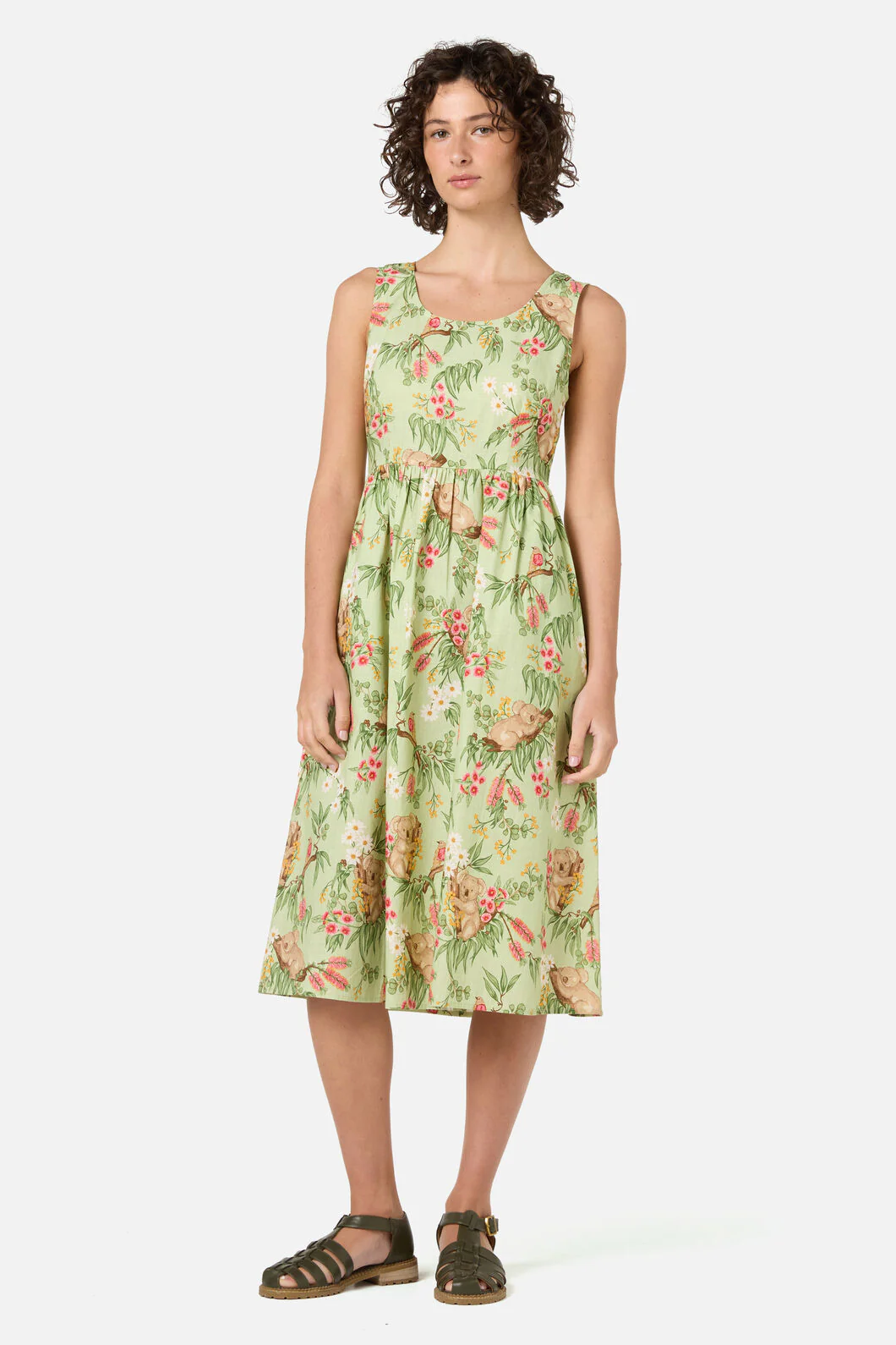 Koala Sleeveless Midi Dress - Image 2