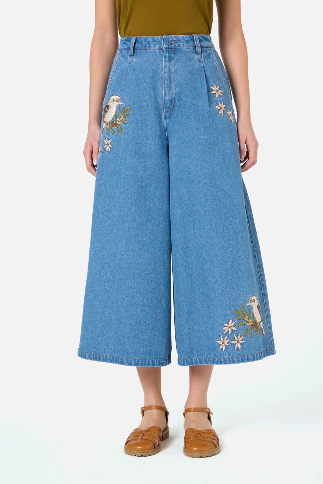 Kooka & Wattle Denim Culotte - Image 3