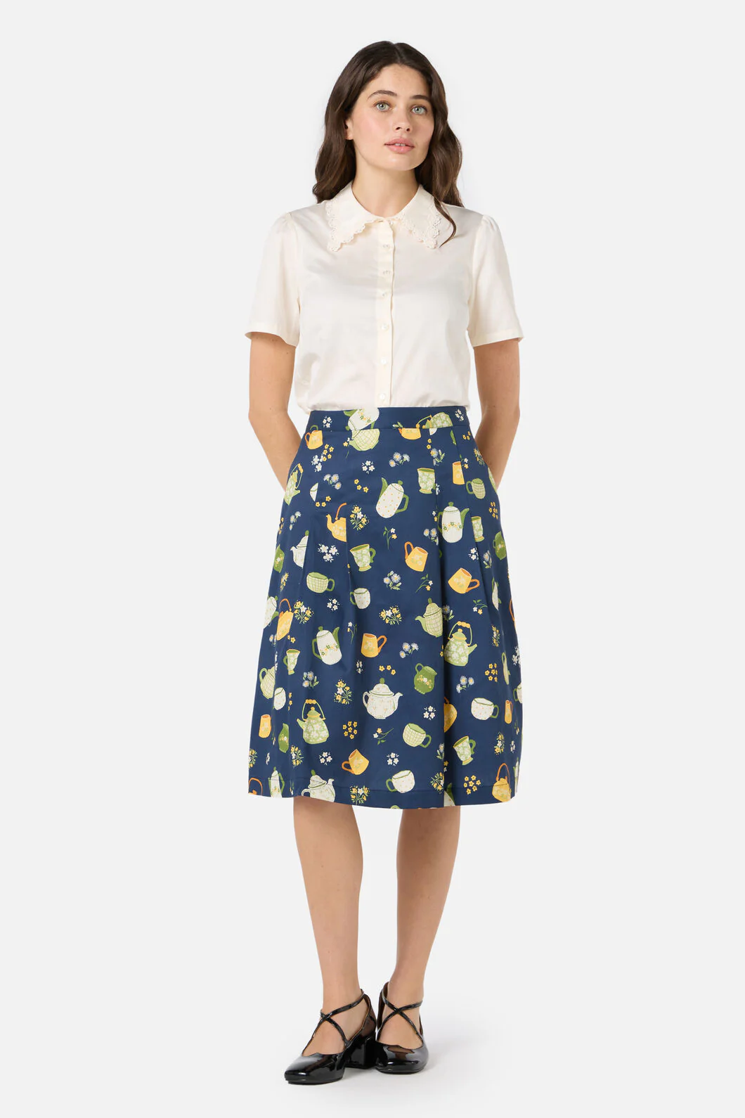Lacey Collar Blouse - Image 3