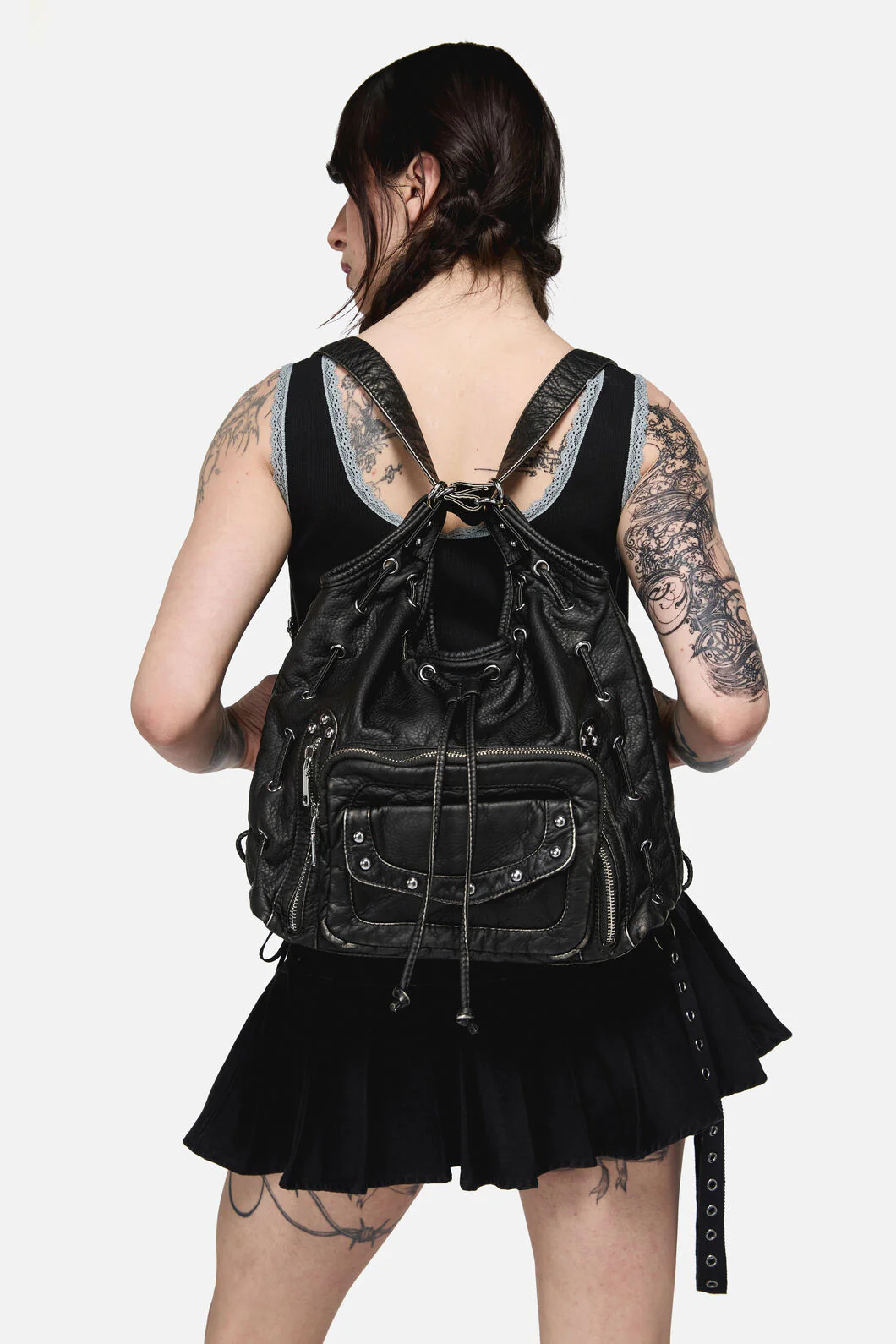 Large Slouch Stud Bag - Image 3
