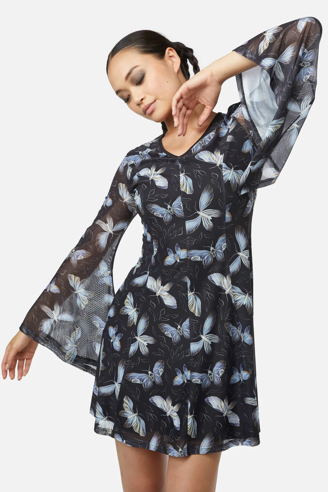 Larvae Mesh Dress - Image 6