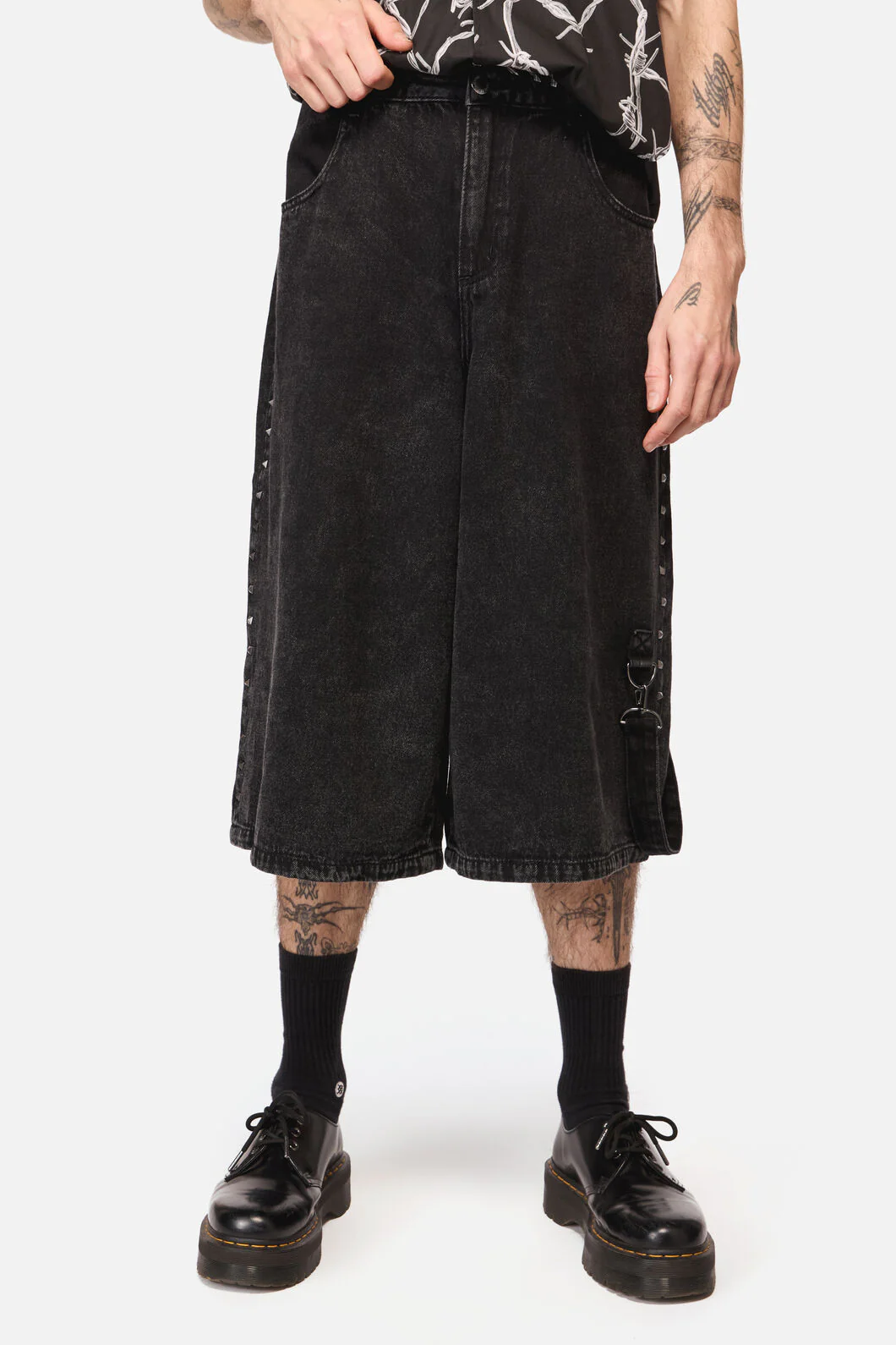 Lawless Stud Wide Leg Jeans - Image 2