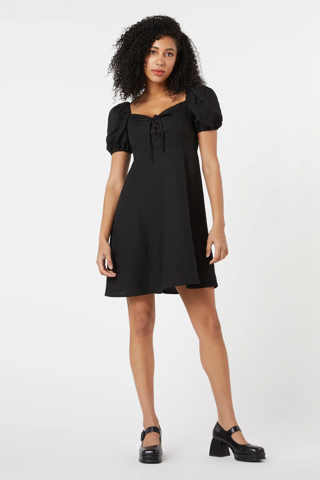 Leah Lace Up Dress - Image 2