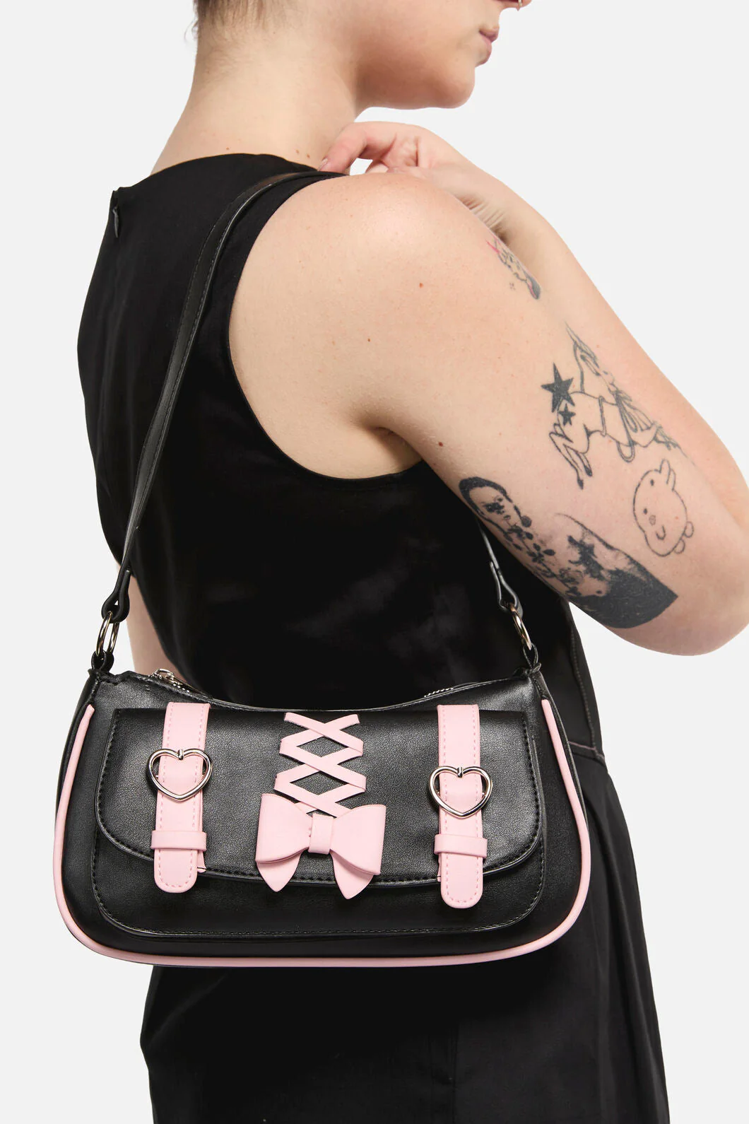 Leather Look Lolita Handbag - Image 3