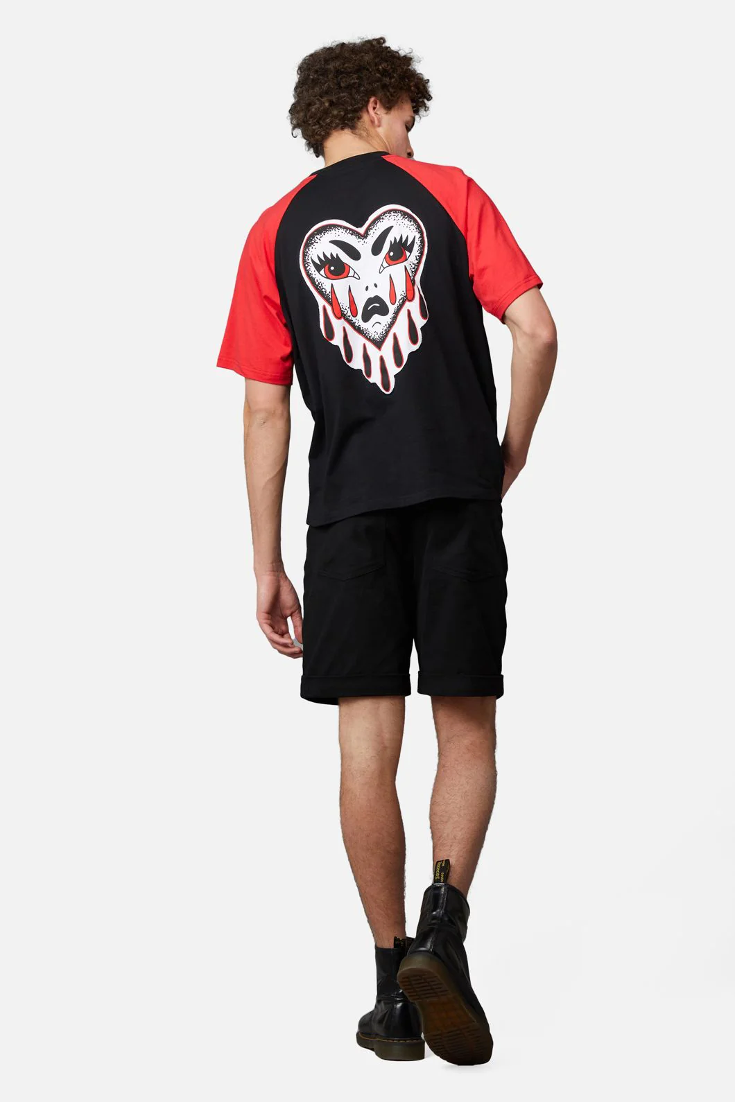 Leave Me Alone Contrast Raglan Tee - Image 5