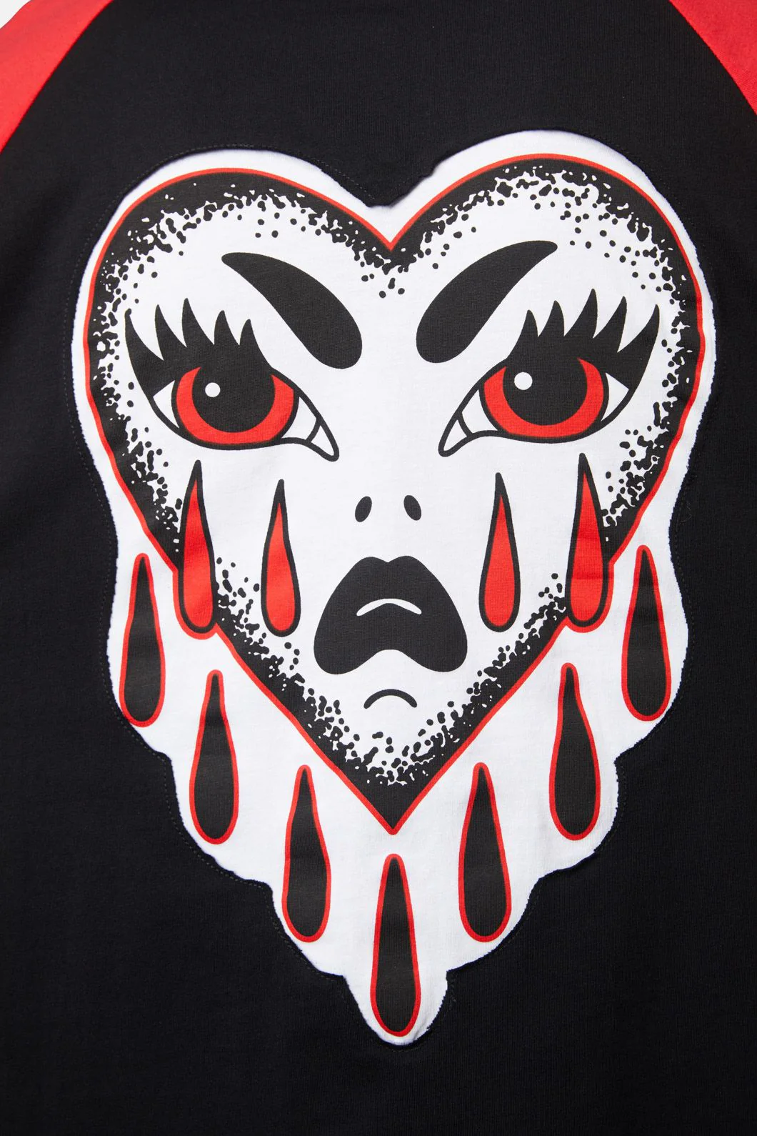Leave Me Alone Contrast Raglan Tee - Image 7