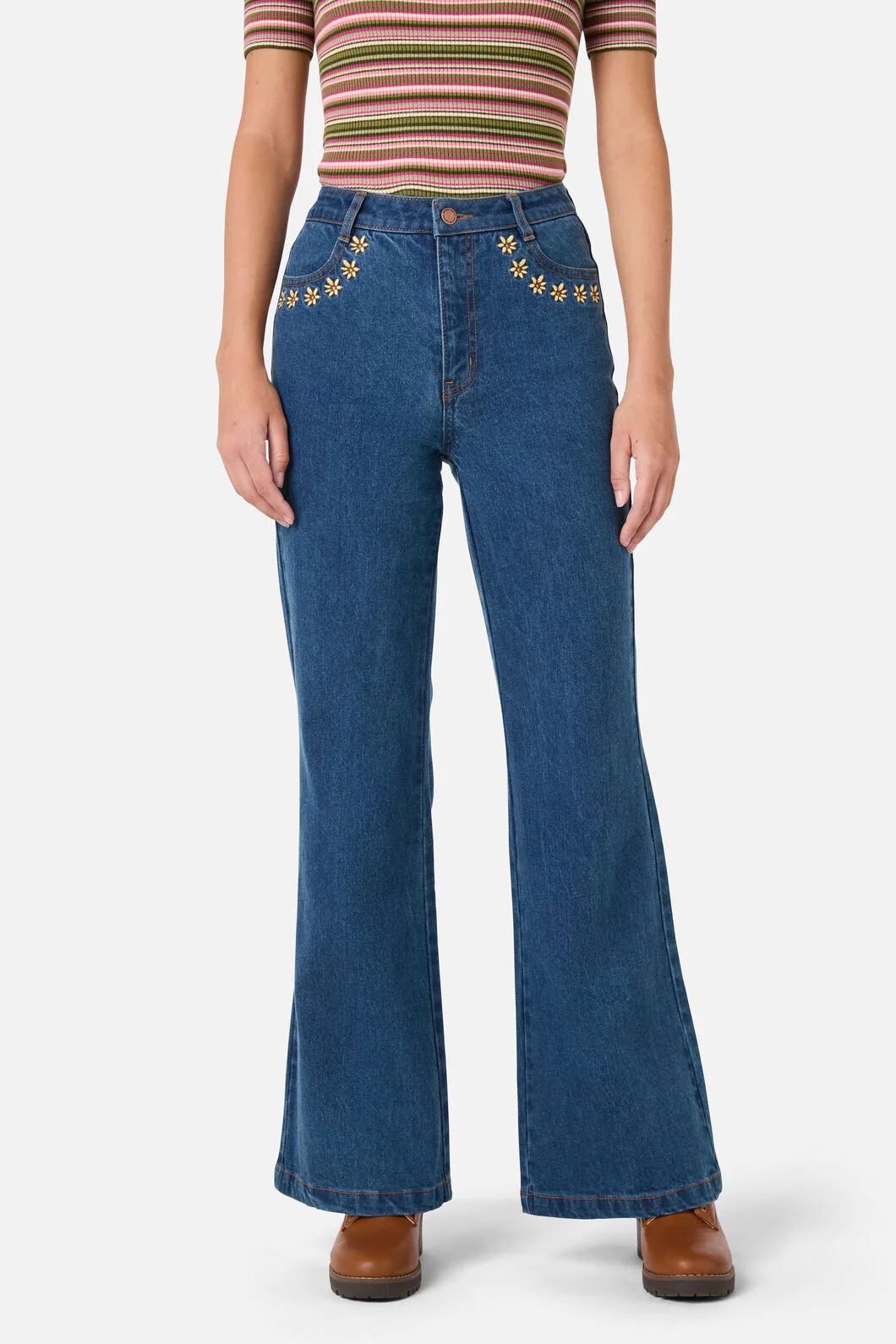 Leonie Daisy Emb Jean - Image 3
