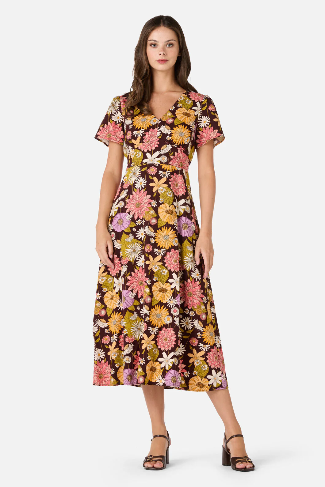 Leonie Floral Midi Dress