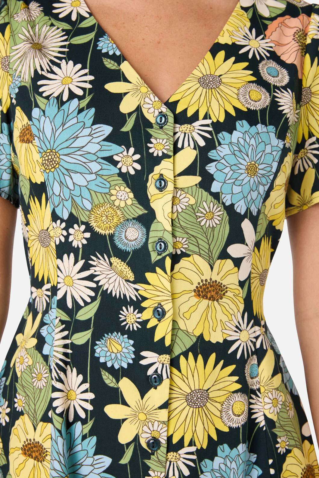 Leonie Floral Mini Dress - Image 7