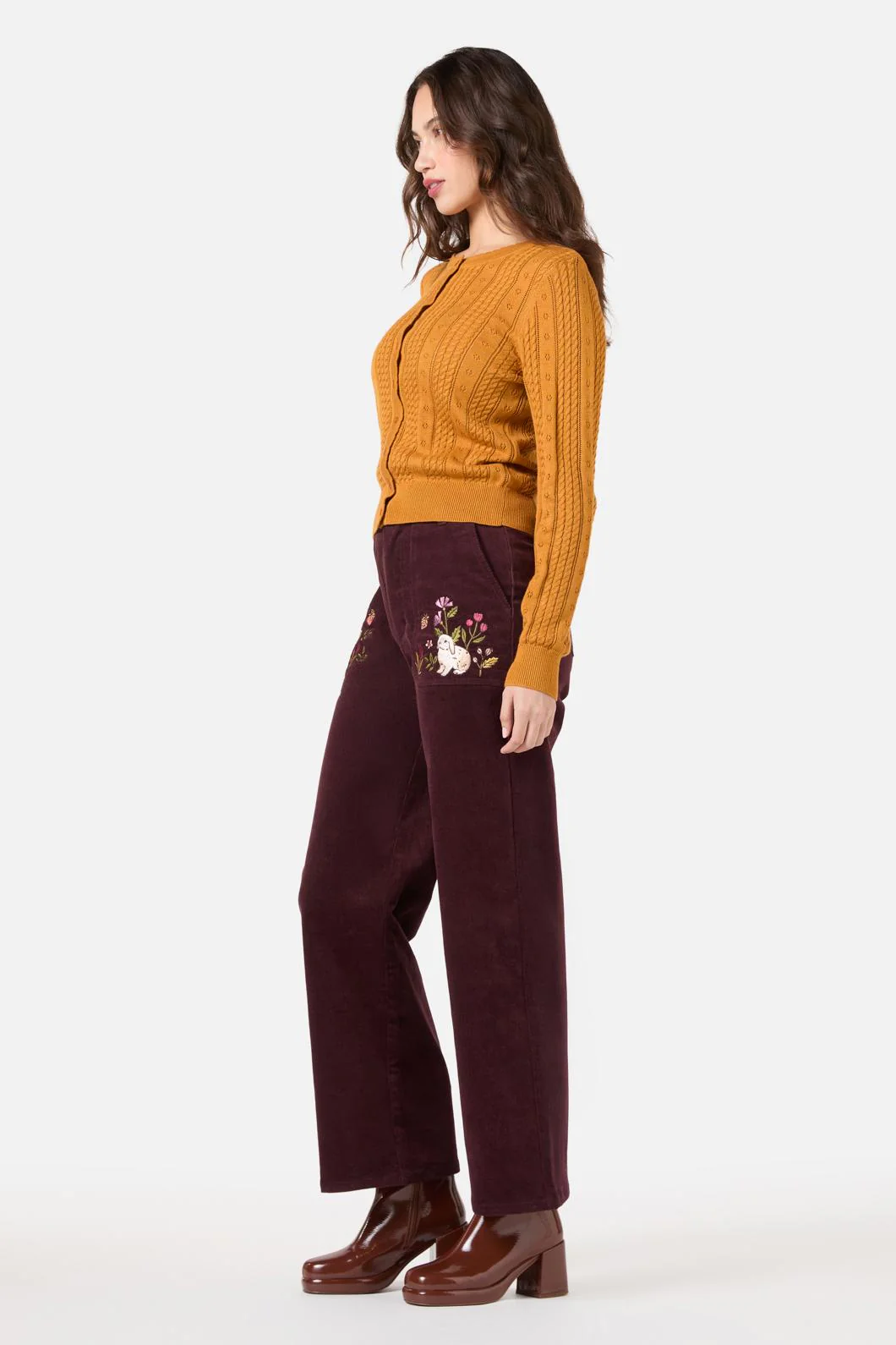 Lisa Pointelle Cardigan - Image 3