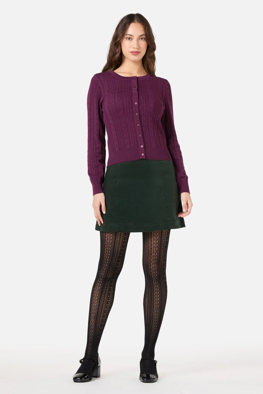 Lisa Pointelle Cardigan - Image 7