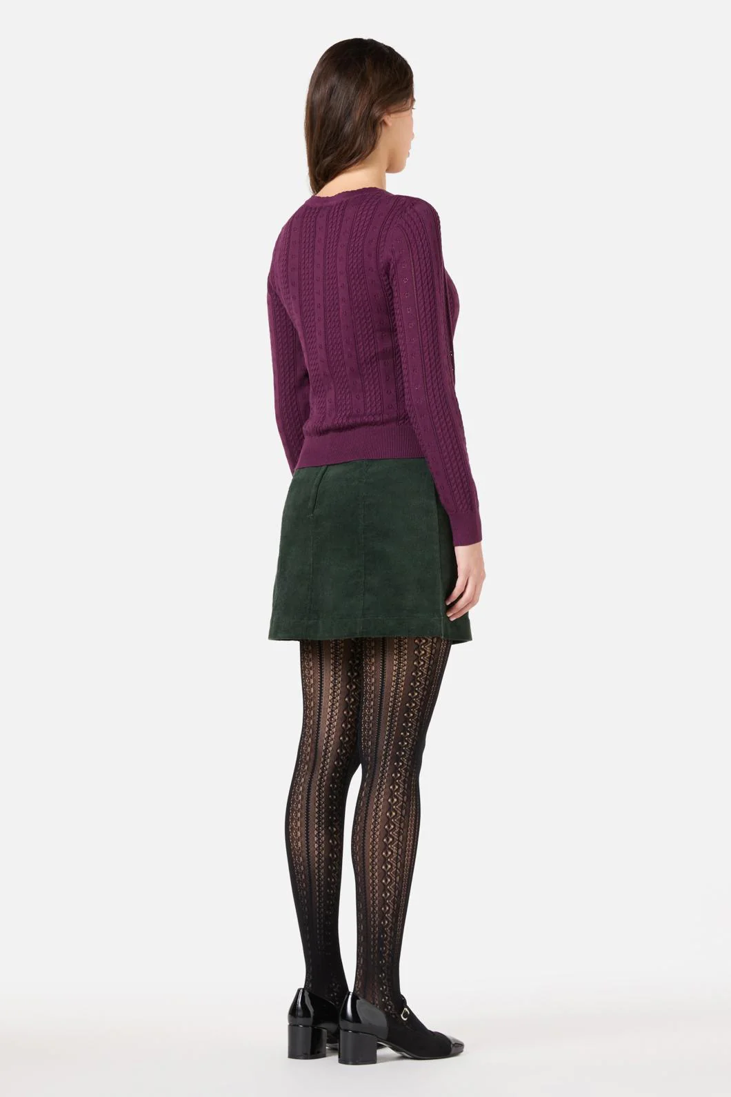 Lisa Pointelle Cardigan - Image 9