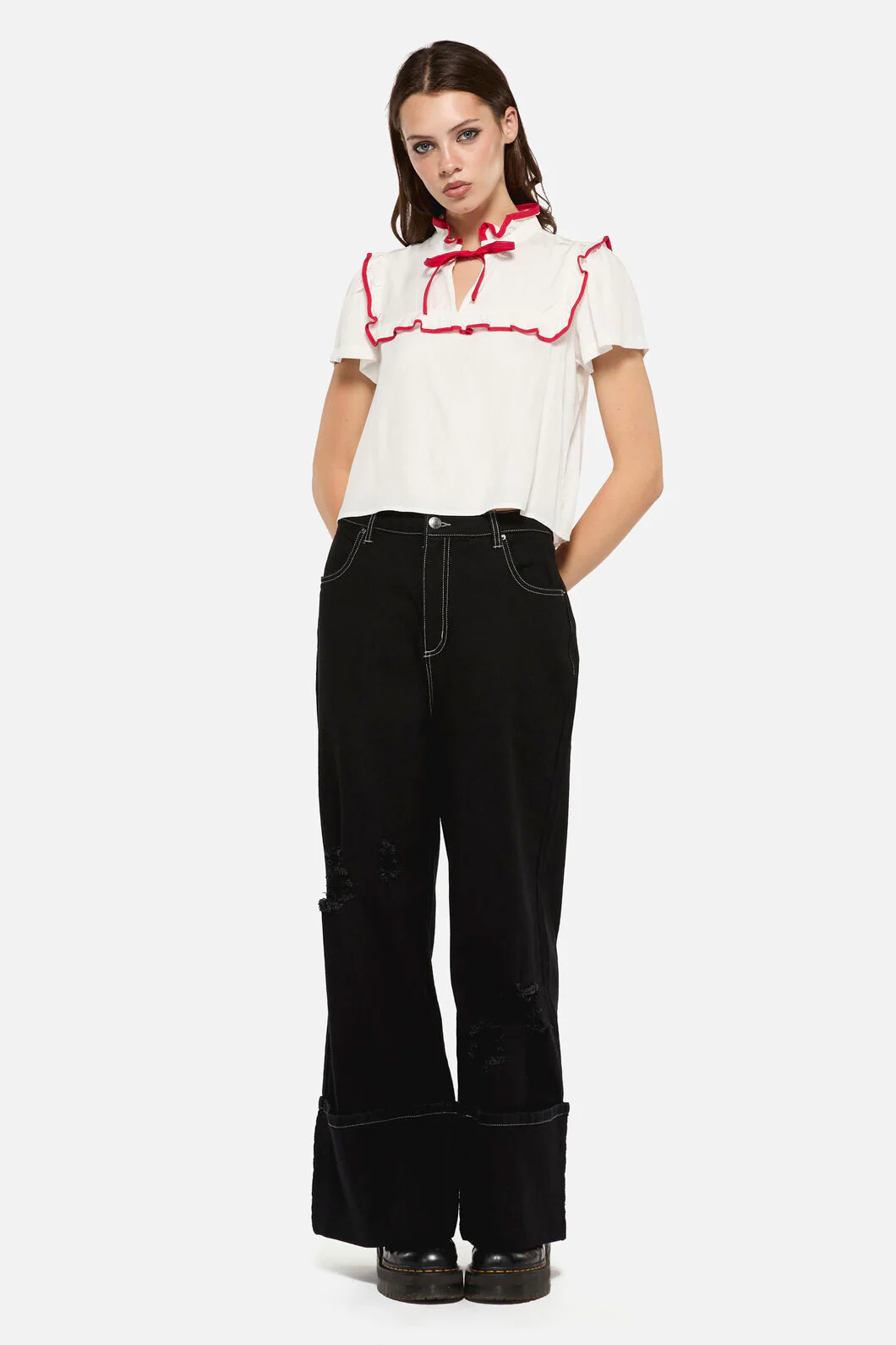 Little Bitter Frilly Blouse - Image 2