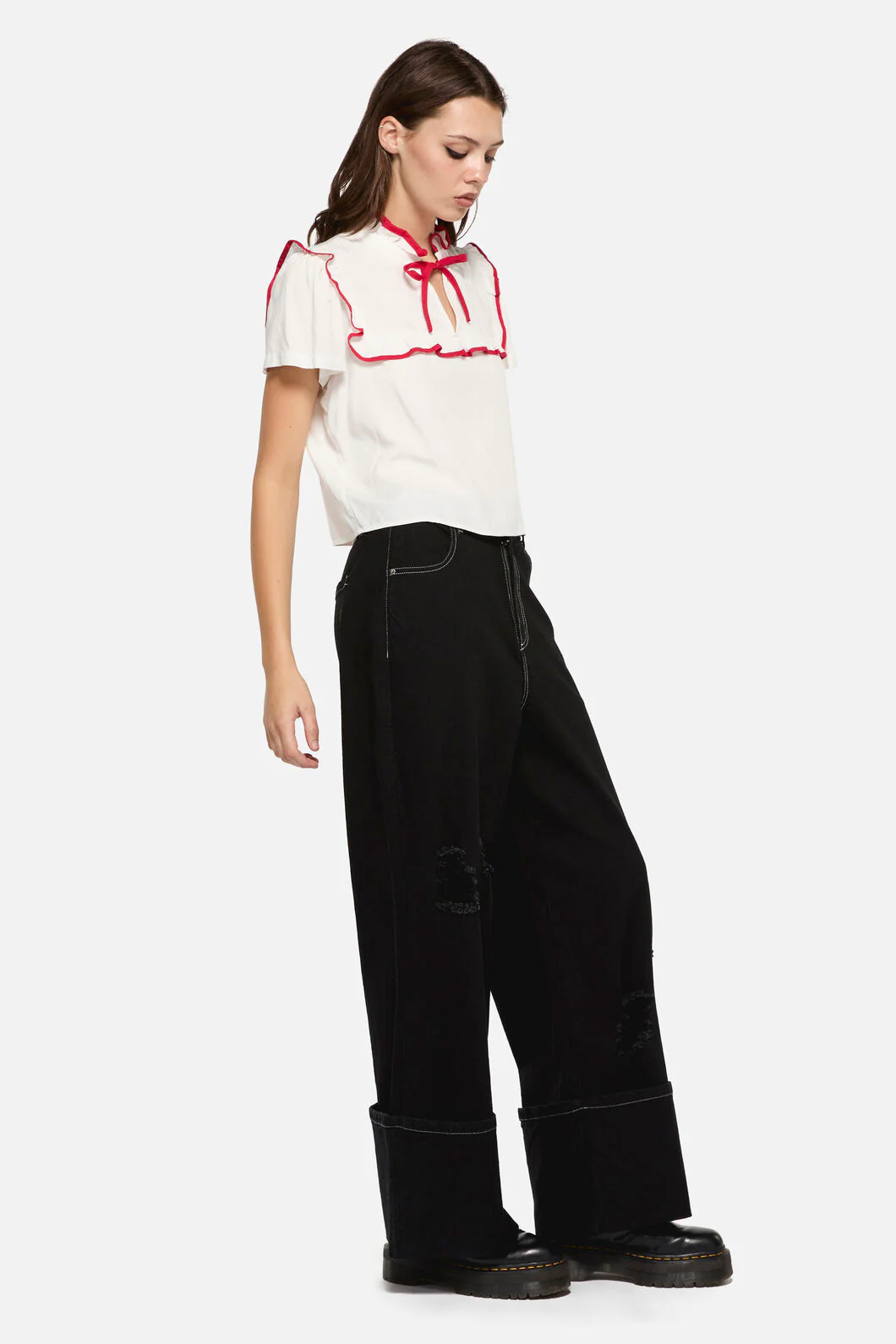Little Bitter Frilly Blouse - Image 5