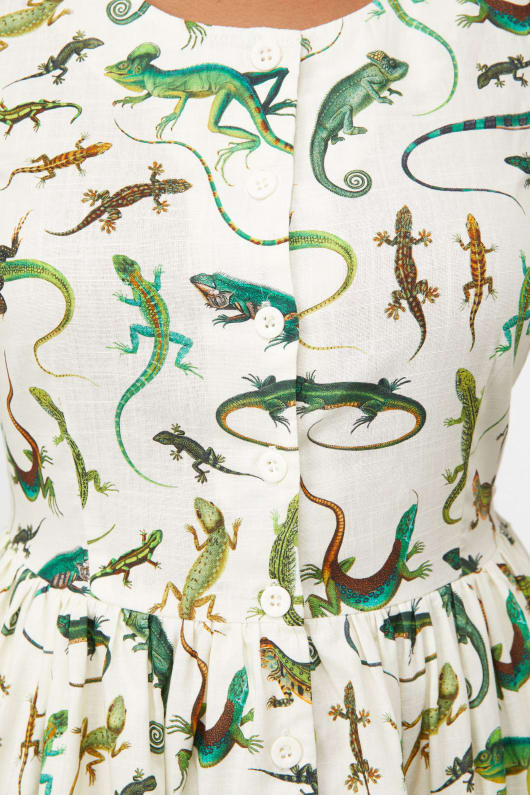 Lizard Fam Cotton Dress - Image 11