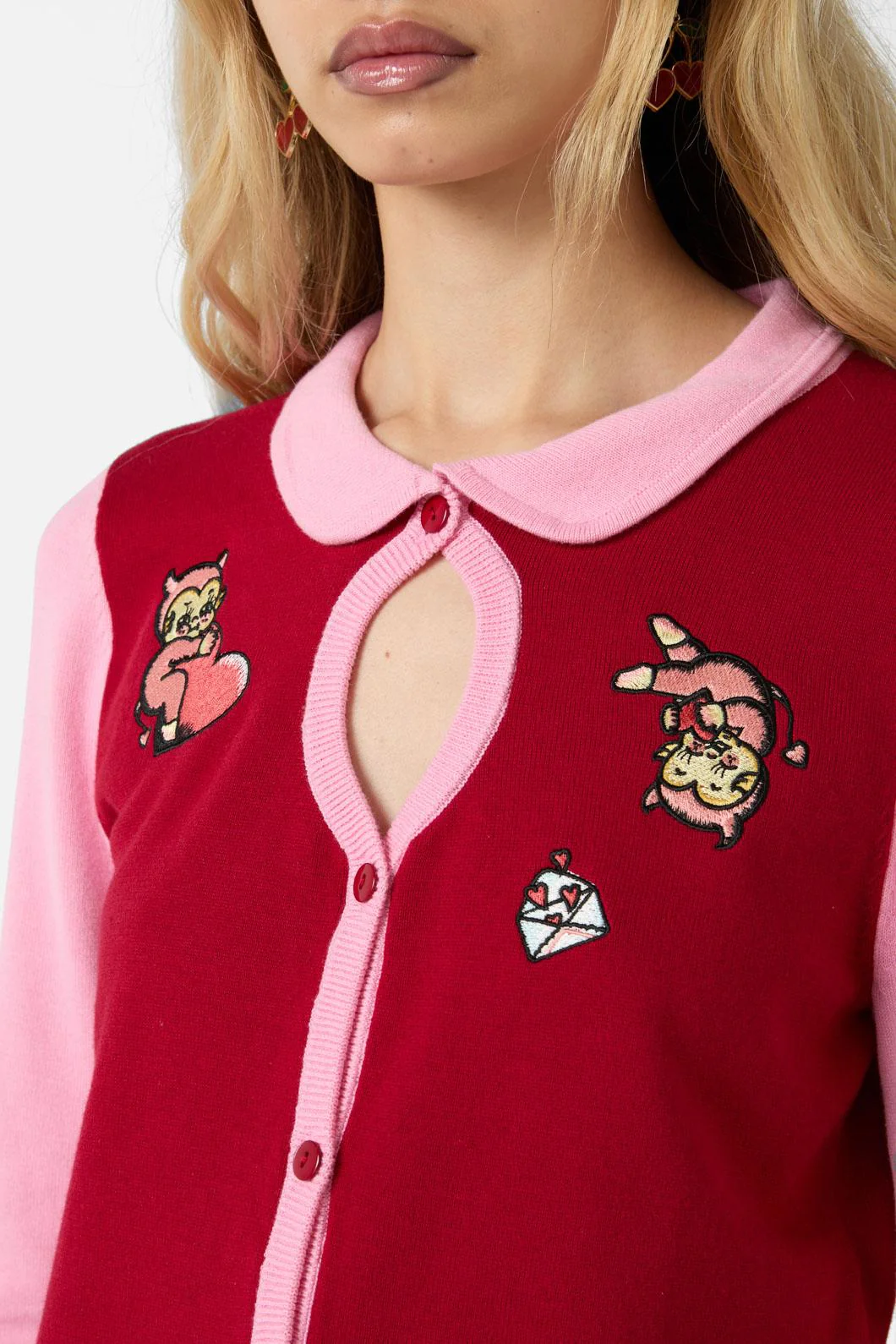 Love Found Contrast Cardi - Image 5