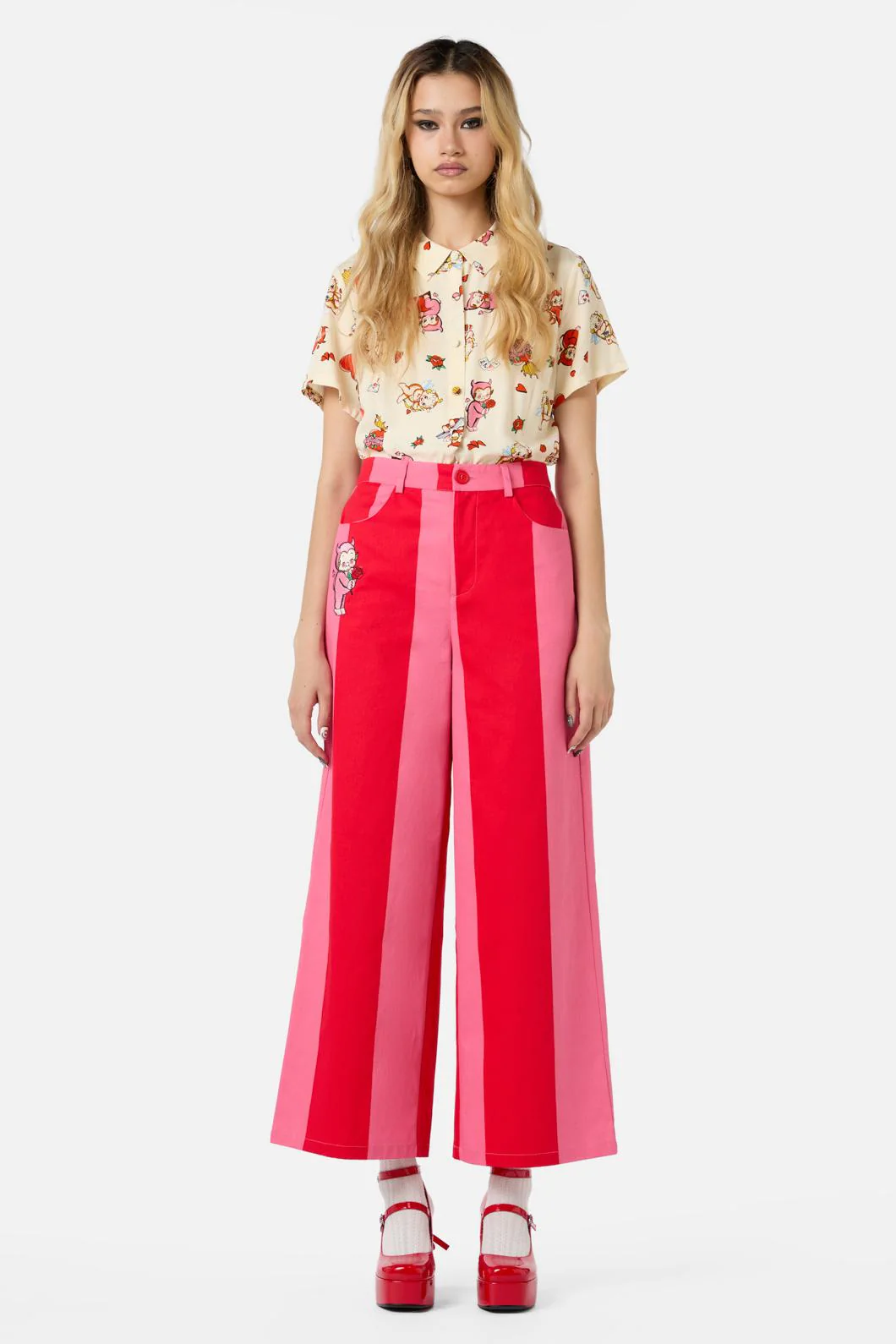 Love Letter Wide Leg Pants - Image 2