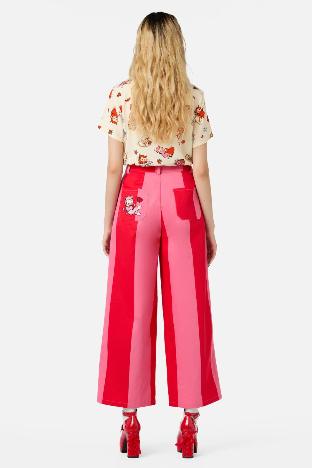 Love Letter Wide Leg Pants - Image 4