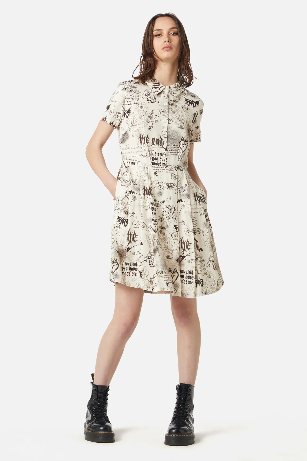Lover's Departure Printed Dress - Image 8