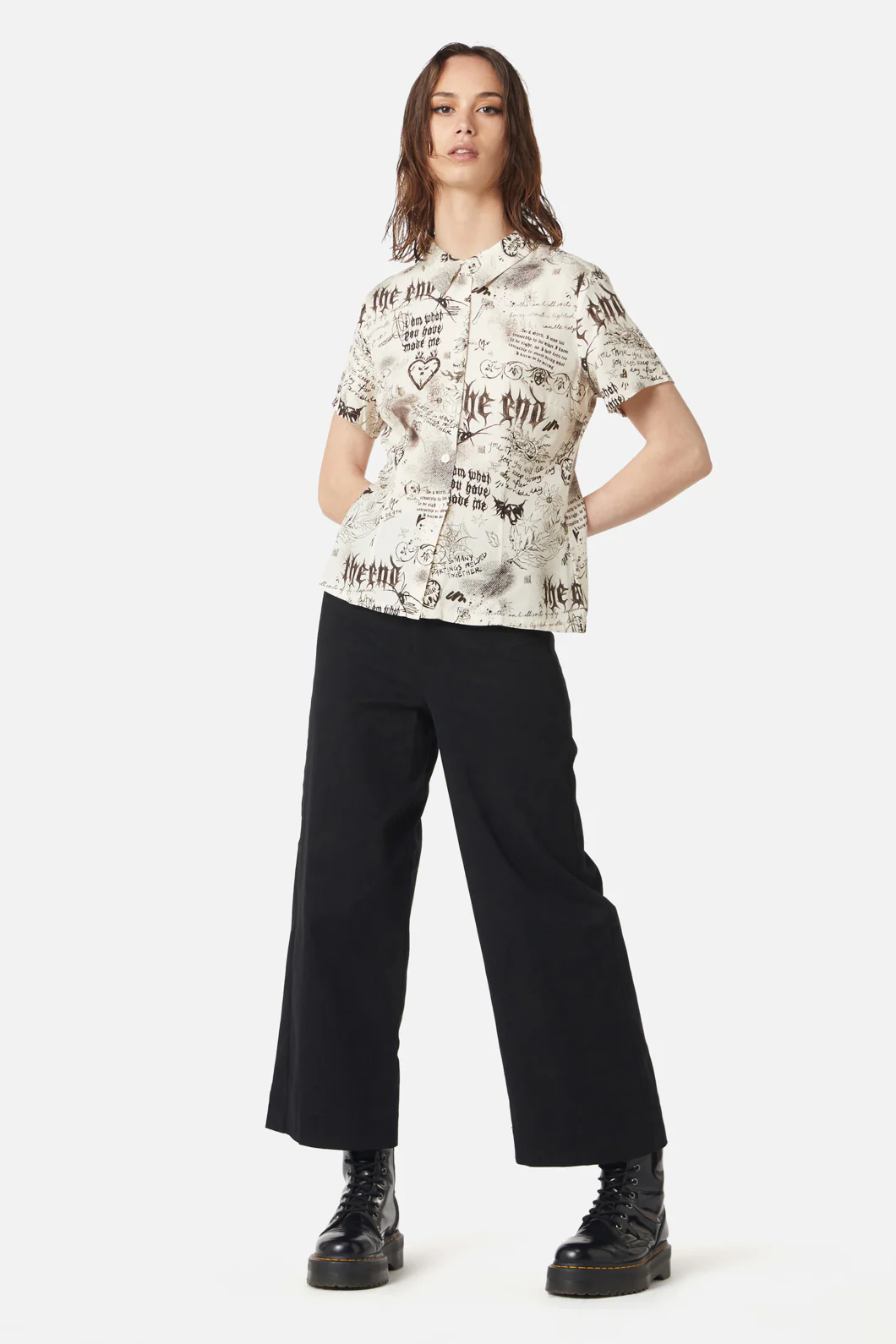 Lover's Departure Printed Blouse - Image 8