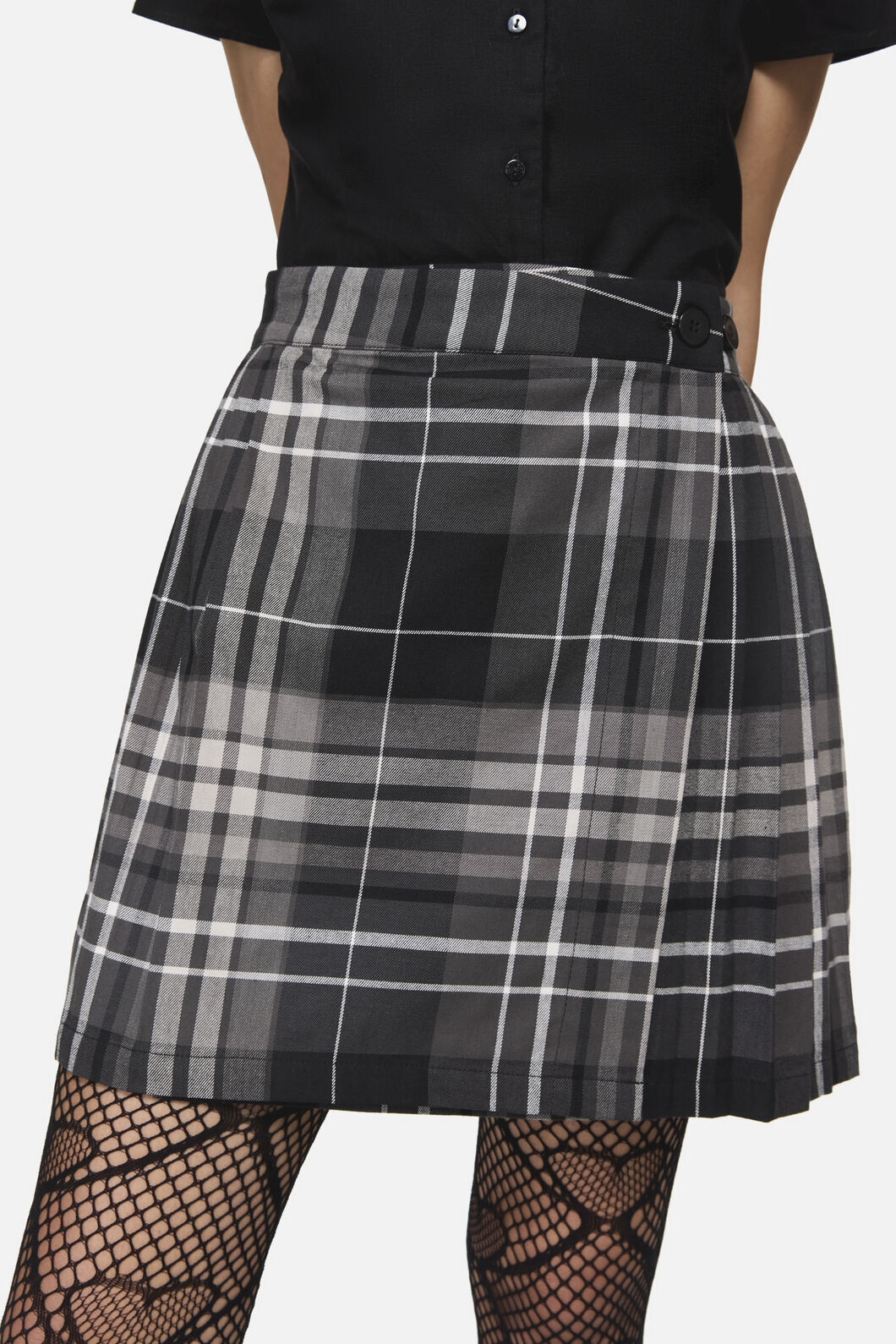 Lovett Goth Tartan Mini Skirt - Image 5