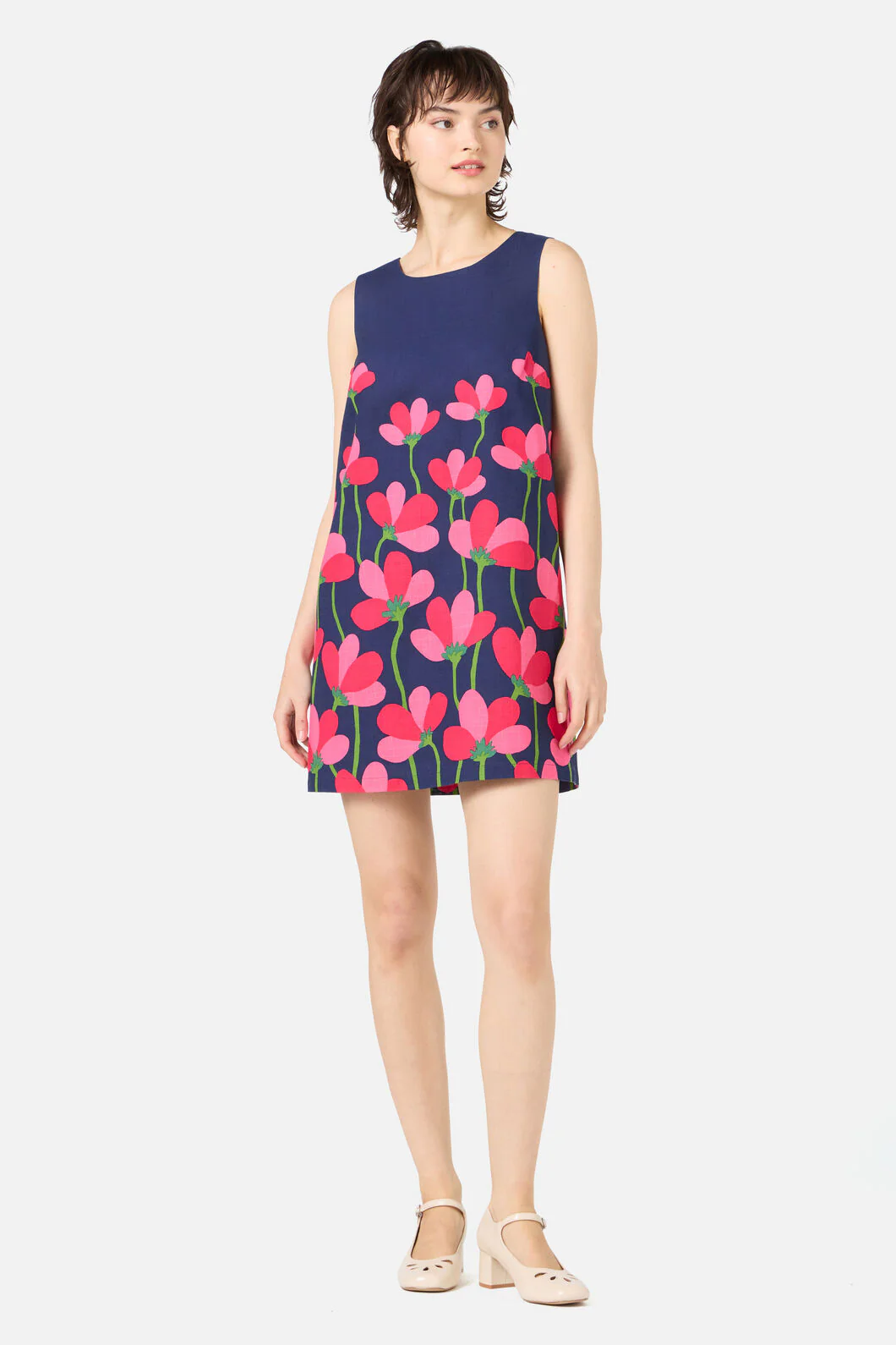 Lulu Flower Shift Dress - Image 3