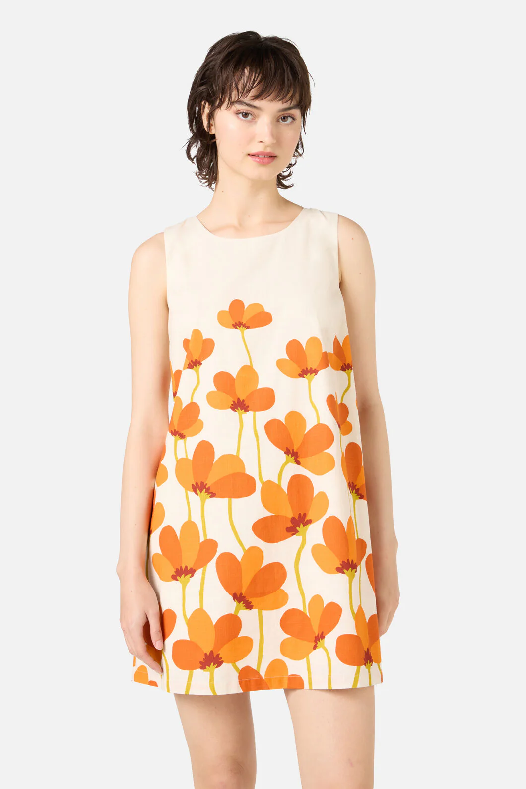 Lulu Flower Shift Dress - Image 8