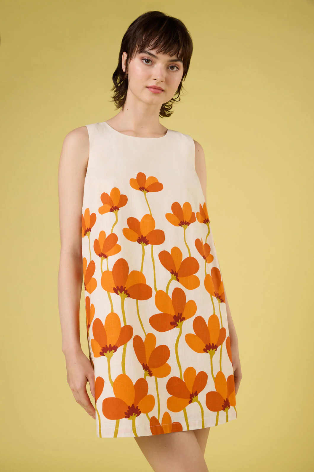 Lulu Flower Shift Dress - Image 9