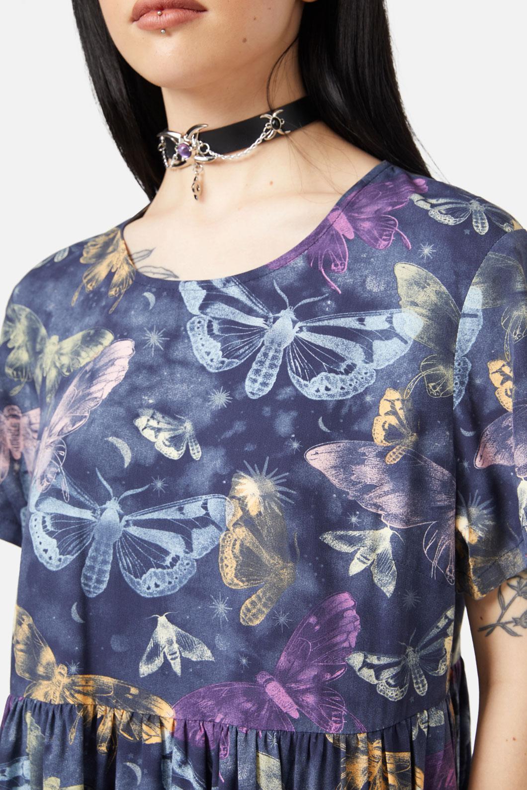 Lunar Moth Smock Dress - Image 5