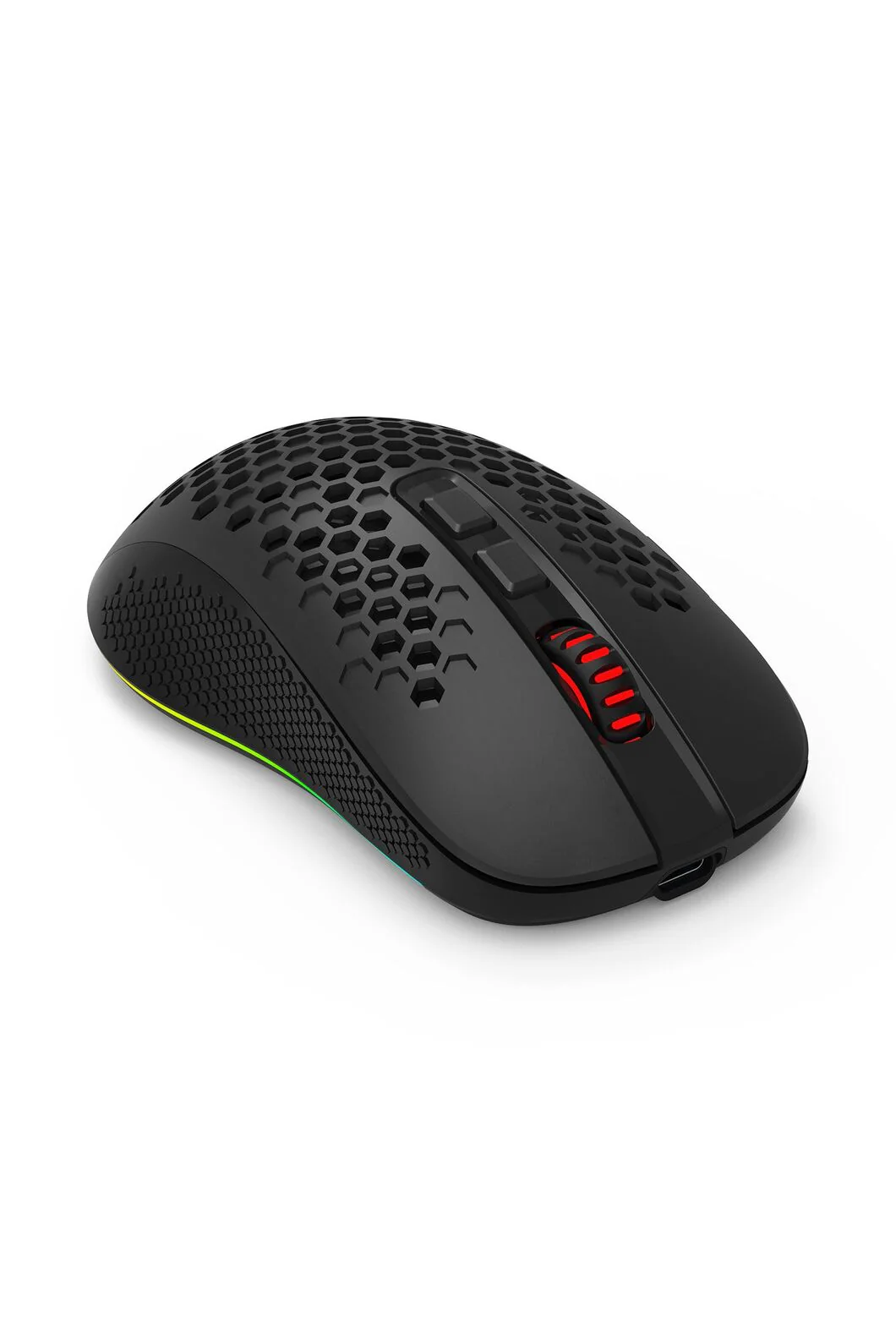 Redragon M694-RGB Hana Black Honeycomb Tri-Mode RGB Gaming Mouse - Image 3