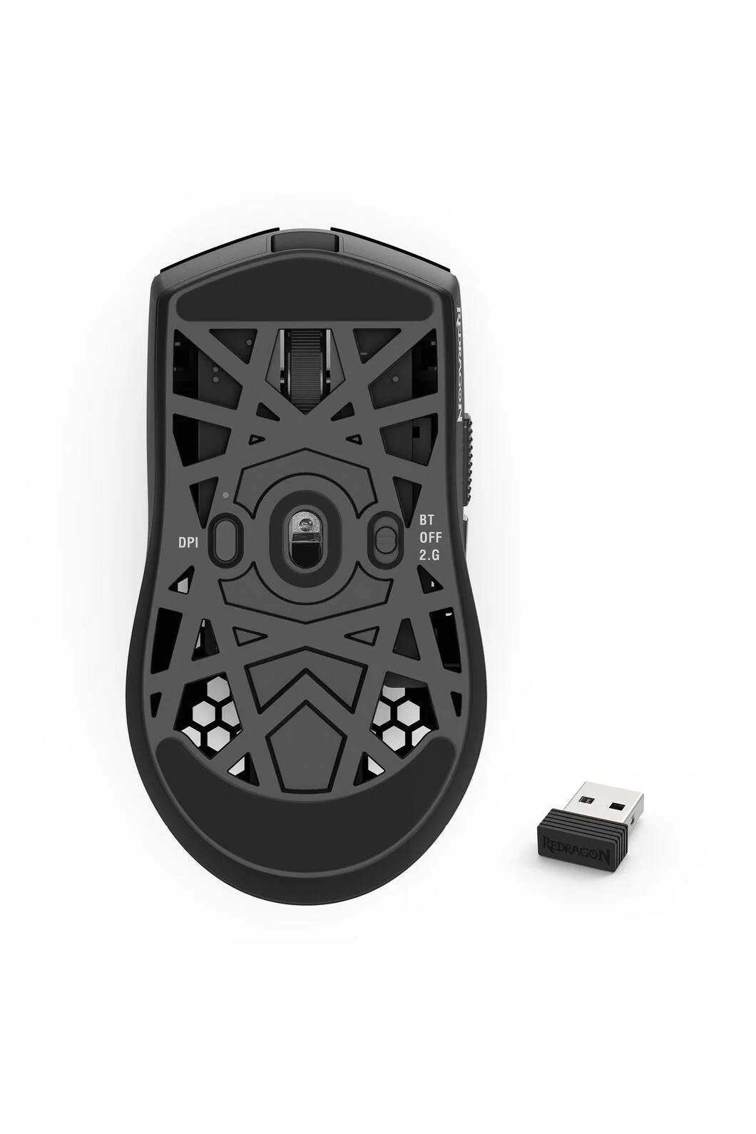 Redragon M725-LITE Astrolabe Lite Black Ultra-Light Tri-Mode 8000 DPI Gaming Mouse - Image 9