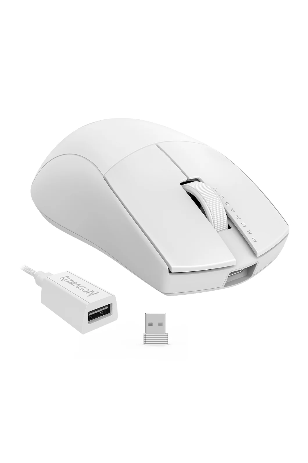 Redragon M916W-STD K1ng Standard White Ultra-Light Tri-Mode 16000 DPI Gaming Mouse - Image 3
