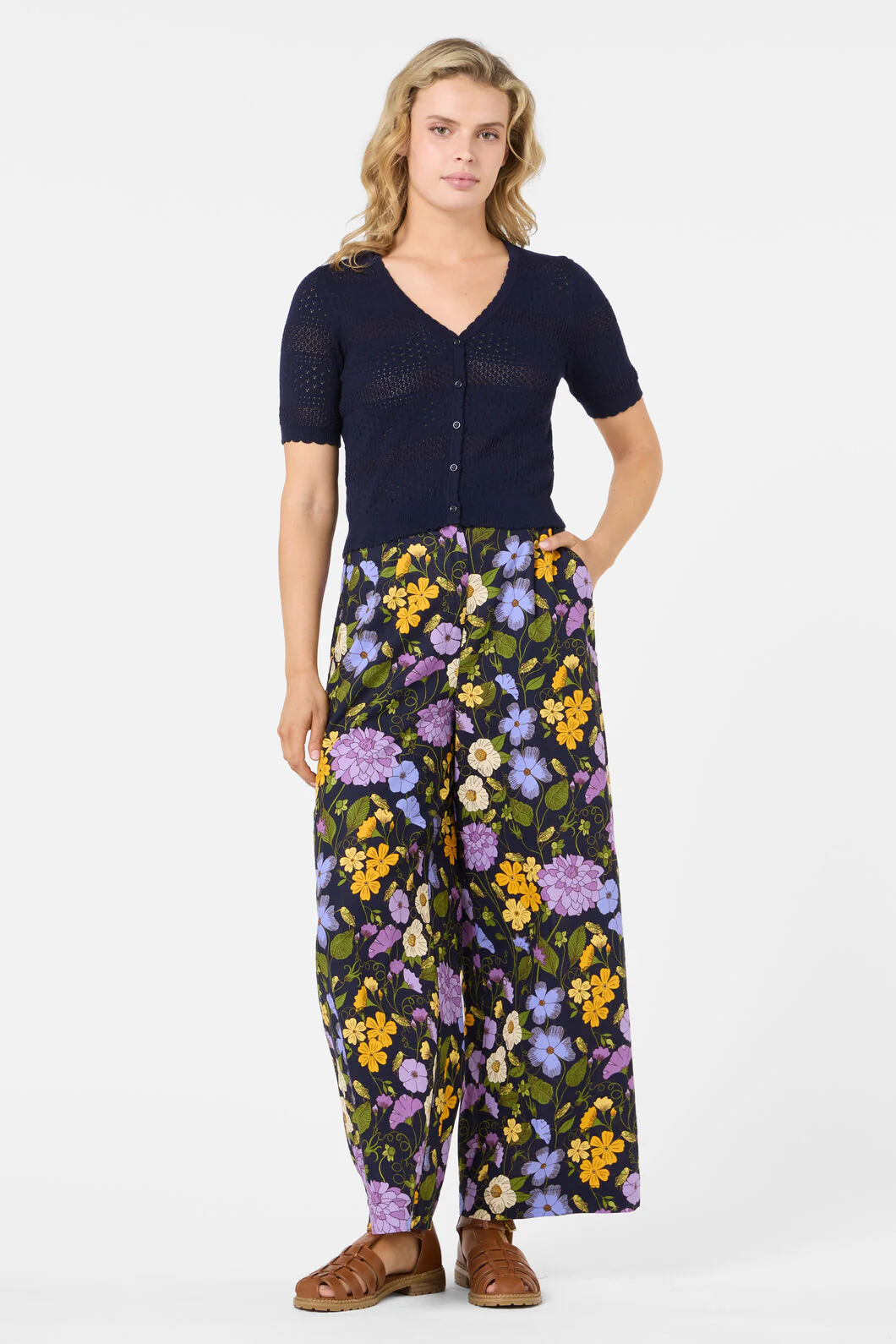 Mae Short Sleeve Cardigan - Image 2