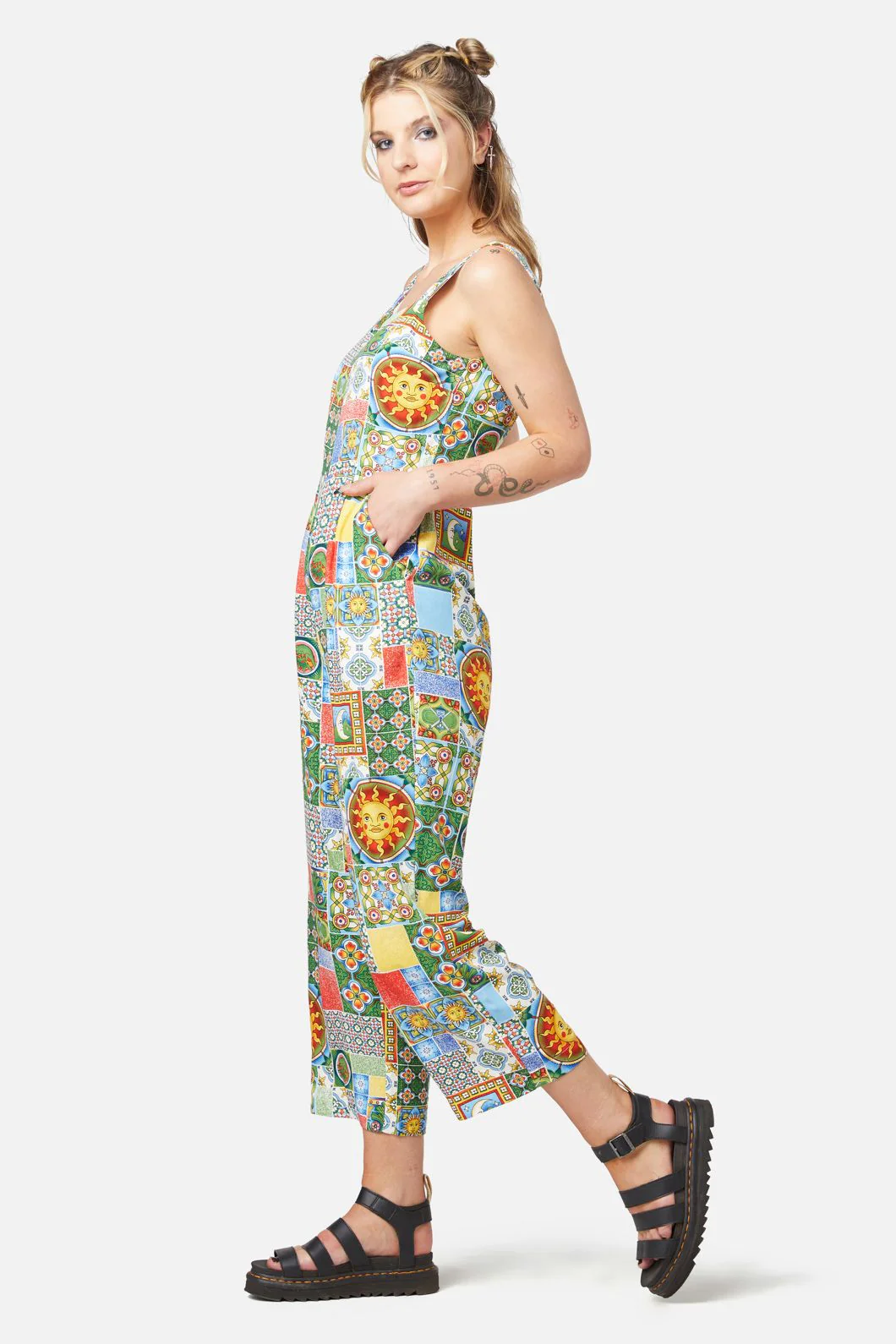 Majolica Viscose Jumpsuit - Image 3