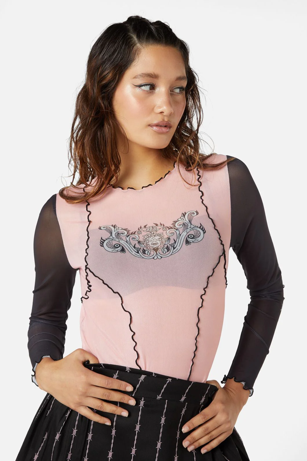 Manic Babylock Mesh Top - Image 2
