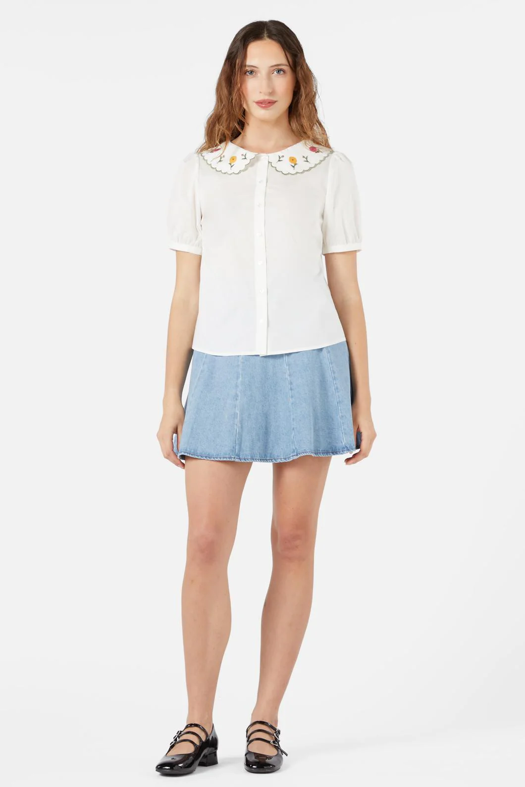 Marie Fleur Emb Blouse - Image 2