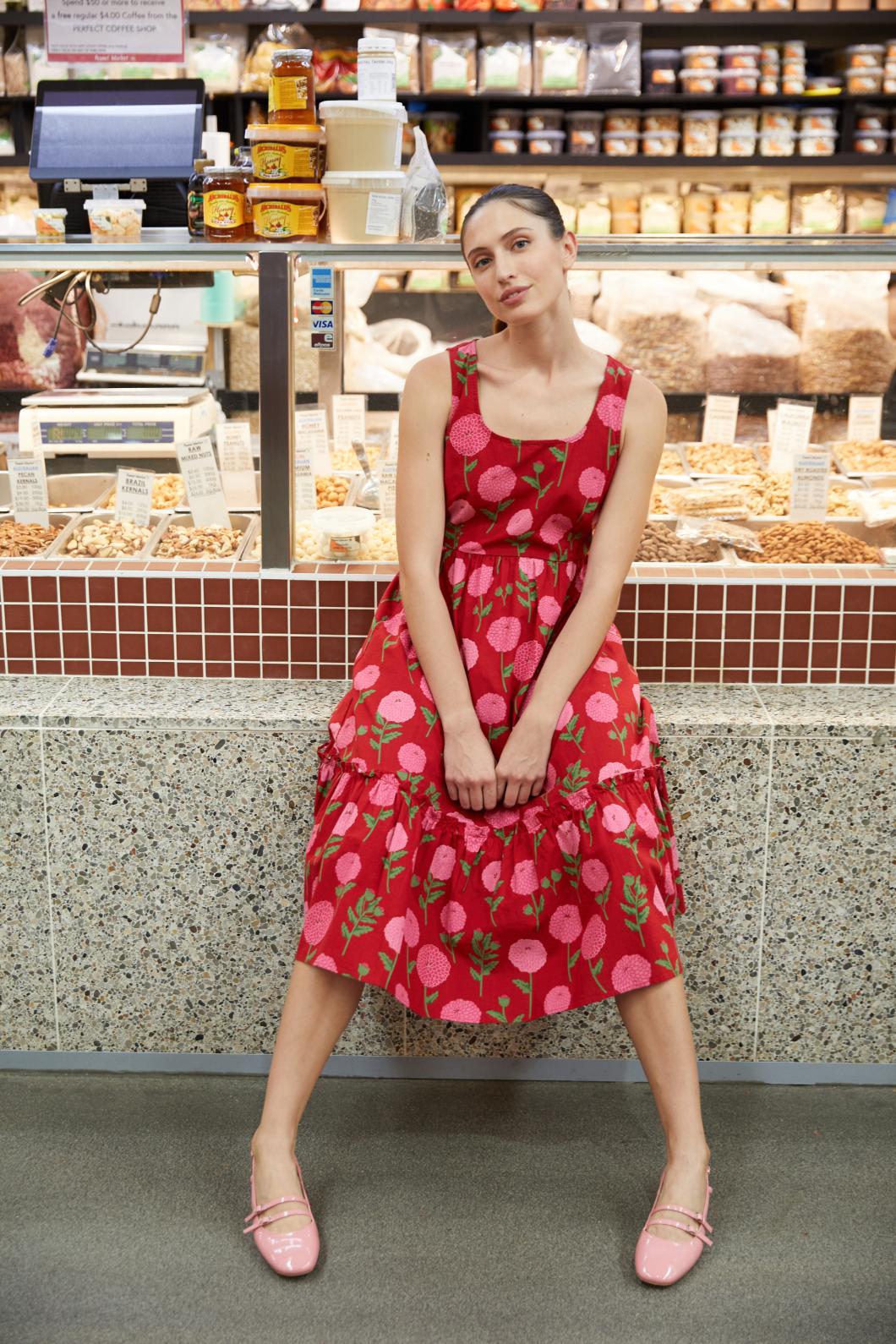 Marie Fleur Midi Dress - Image 2