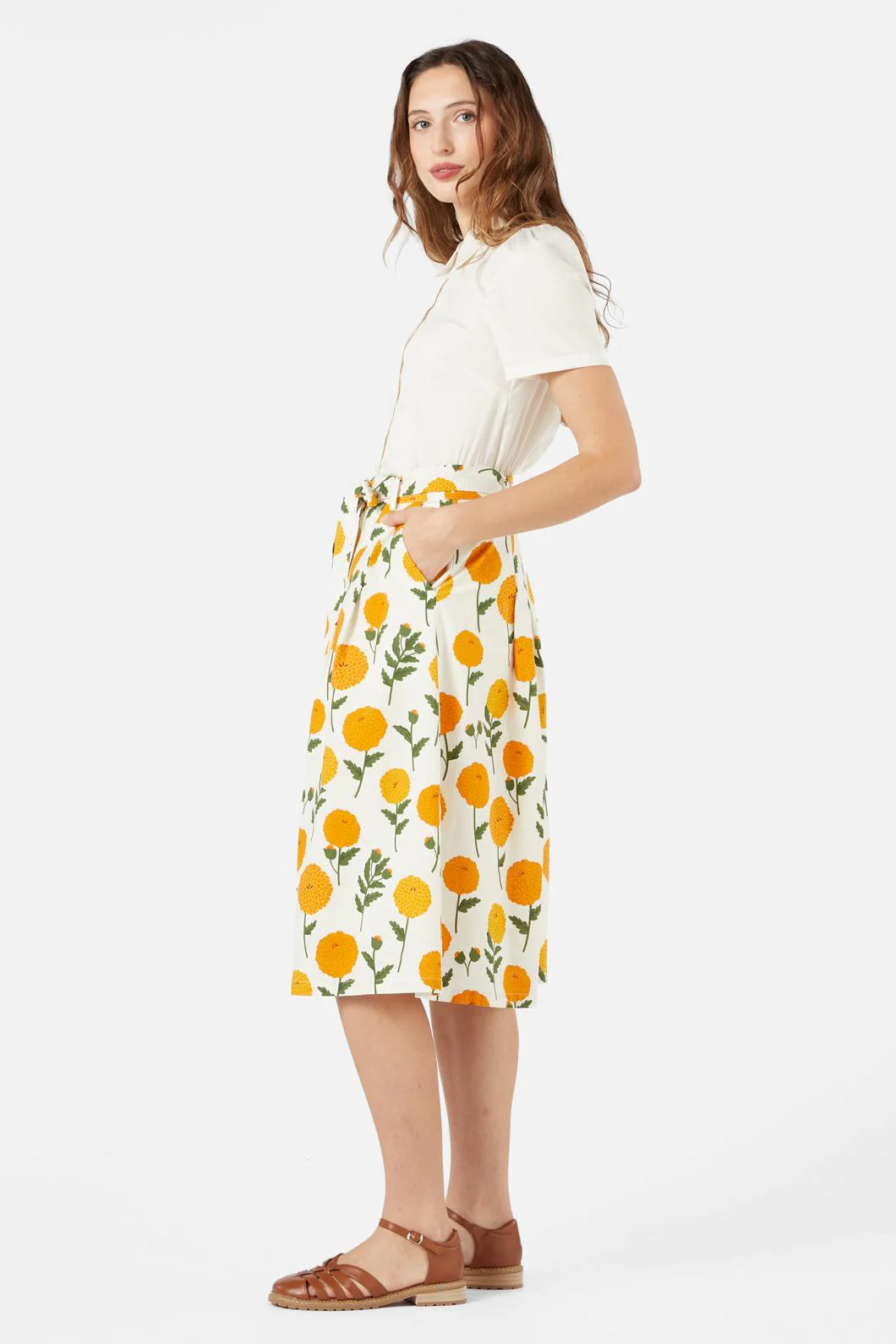 Marie Fleur Midi Skirt - Image 3