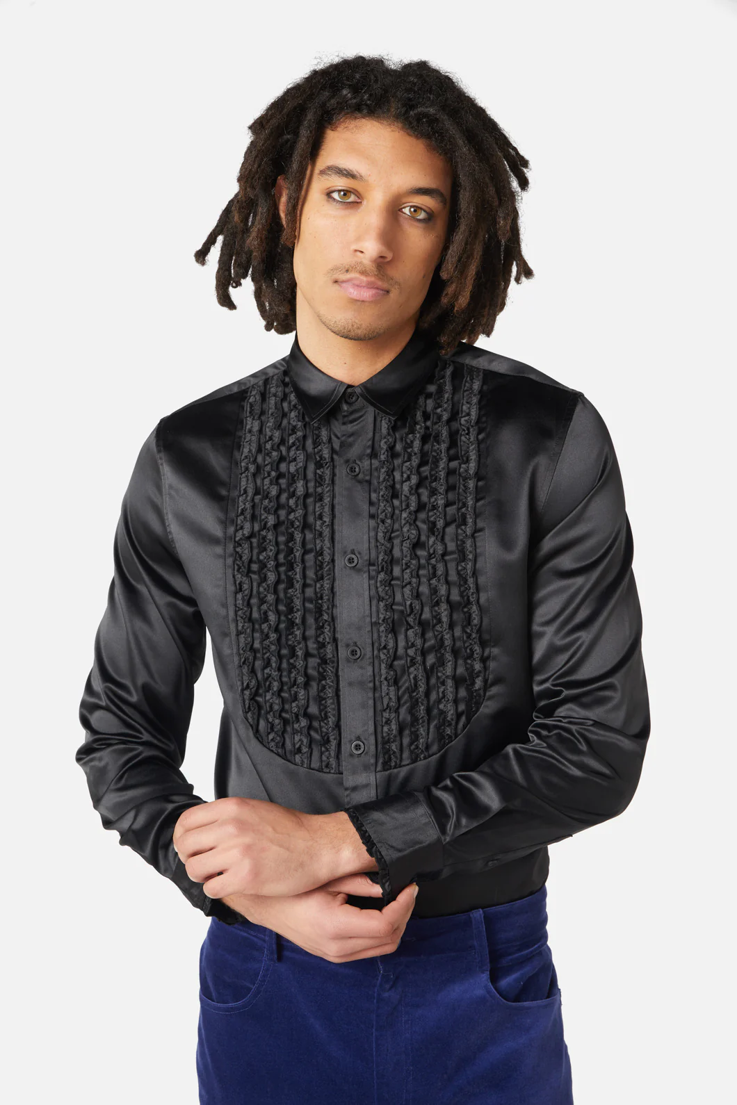 Matrimonial Tux Style Long Sleeve Shirt - Image 3