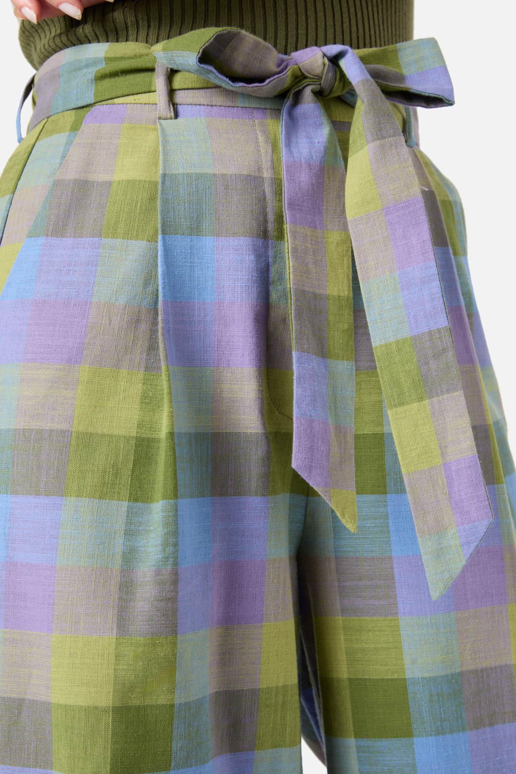 Maxine Check Culotte - Image 7
