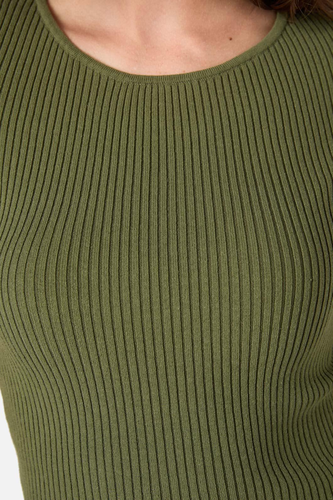 Maya Ruffle Rib Knit Top - Image 6