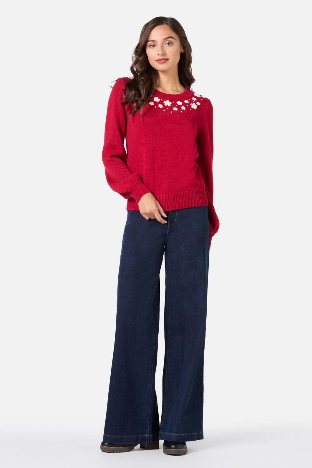 Meg Daisy Embroidered Jumper - Image 2