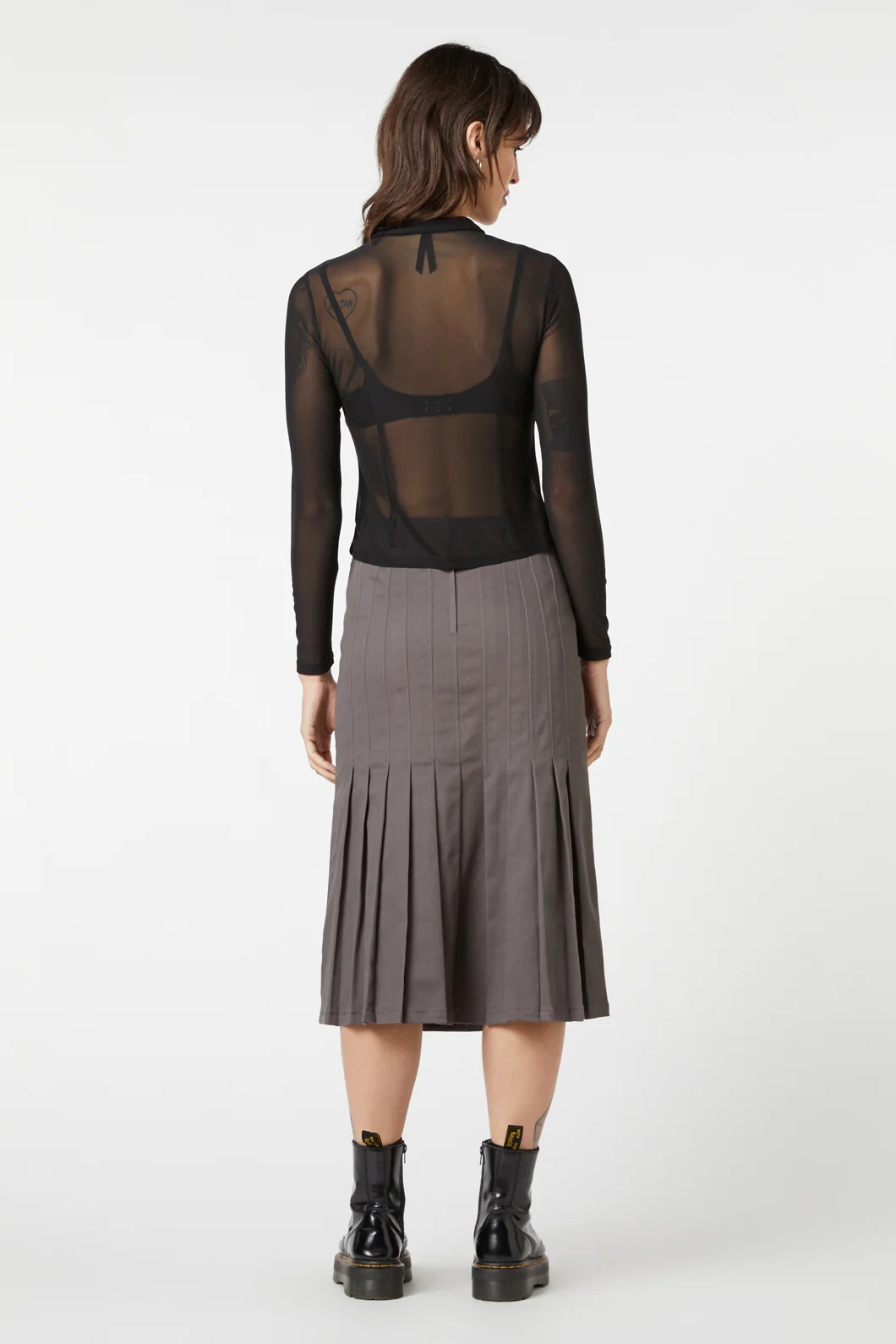 Mesh Collared Blouse - Image 4