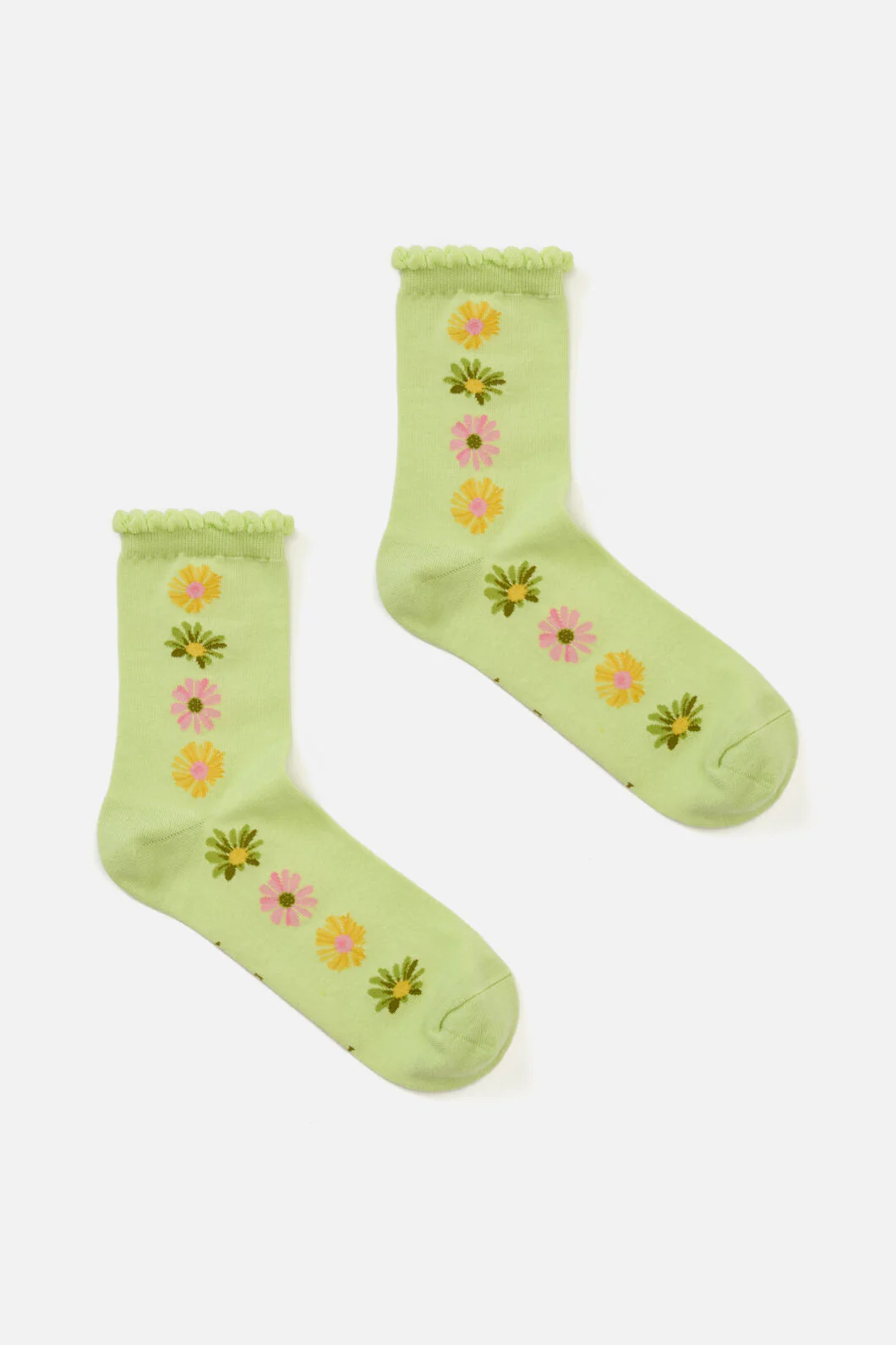 Mint Daisy Jane Sock