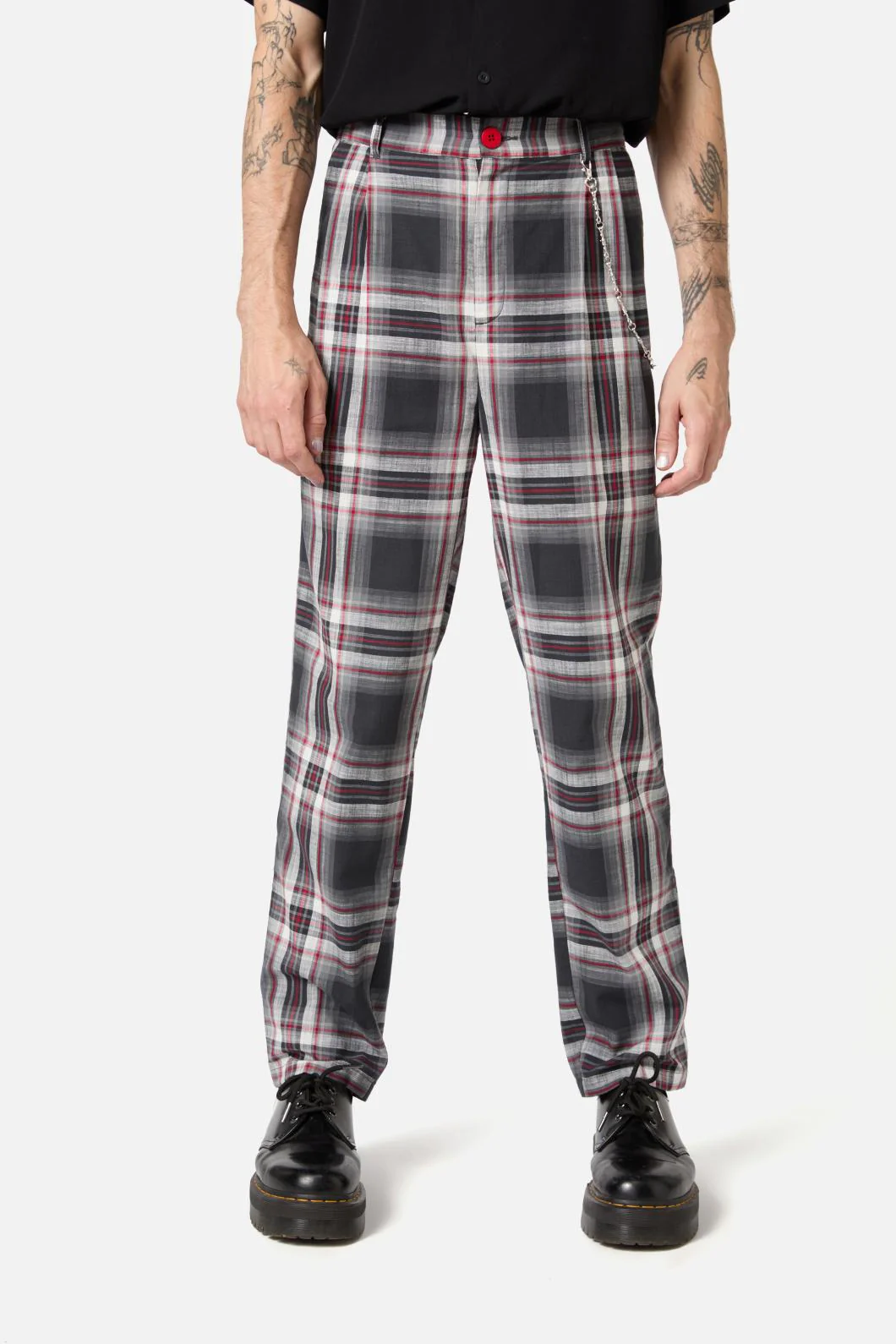 Moggy Tartan Pants - Image 2